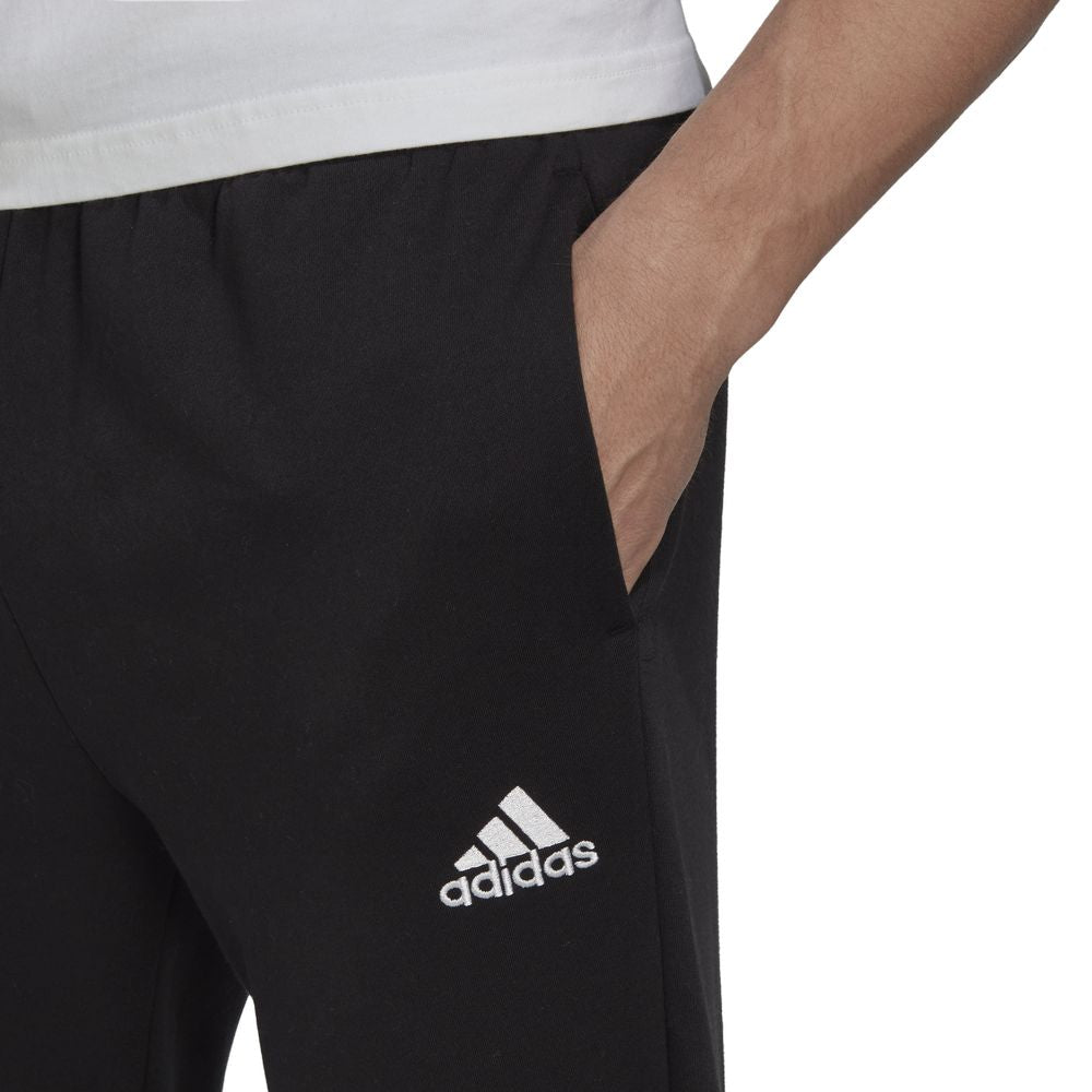 adidas Essentials Mens Fleece Regular Tapered Joggers