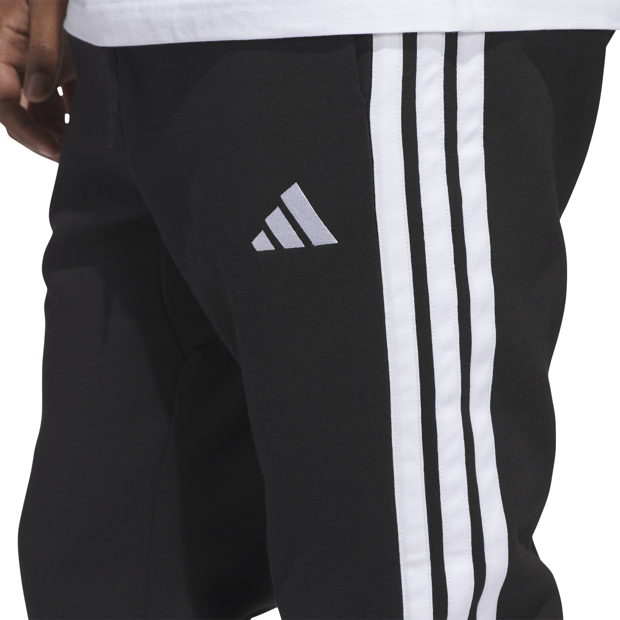 adidas Essentials 3-Stripes Fleece Mens Joggers