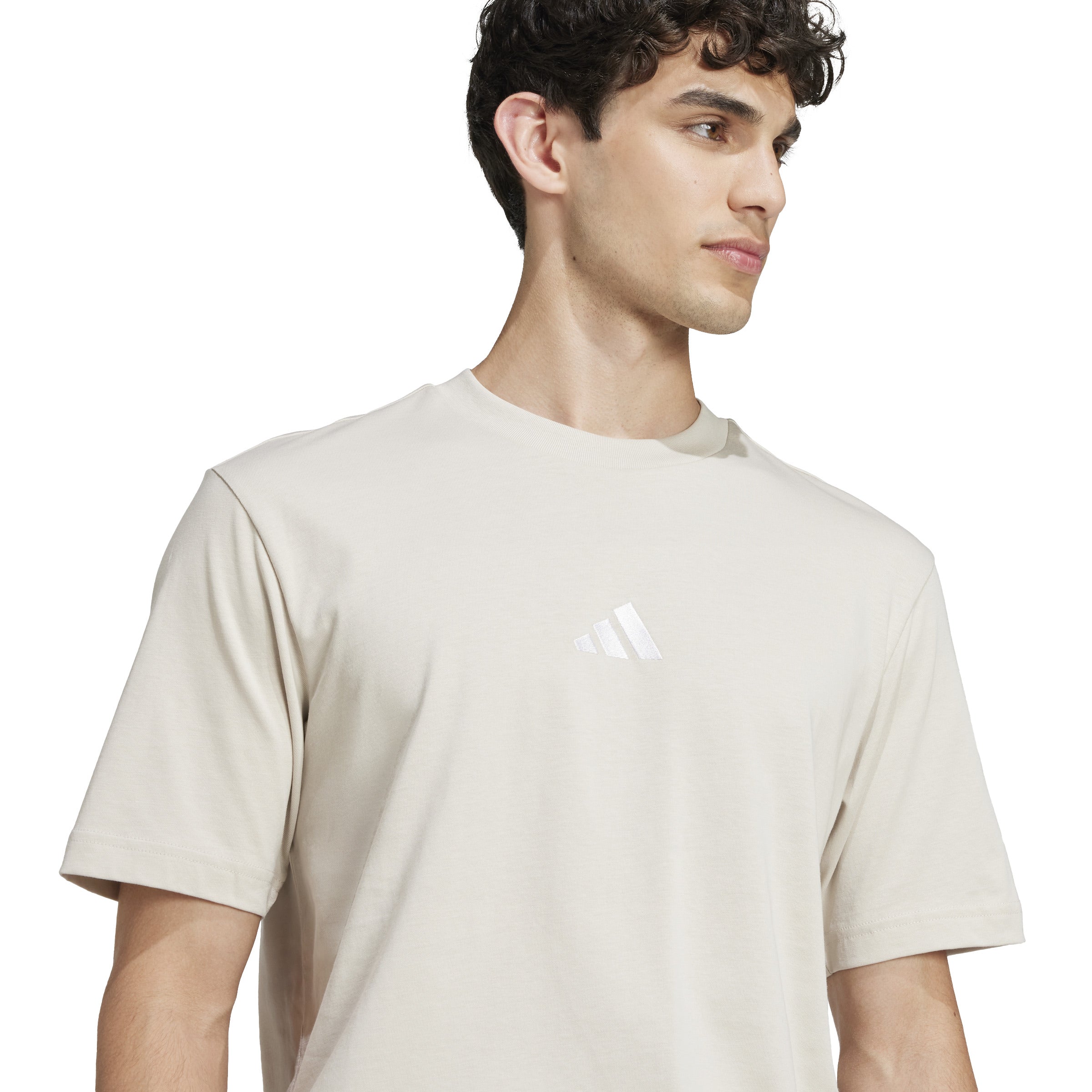adidas Essentials Small Logo Single Jersey Mens Tee