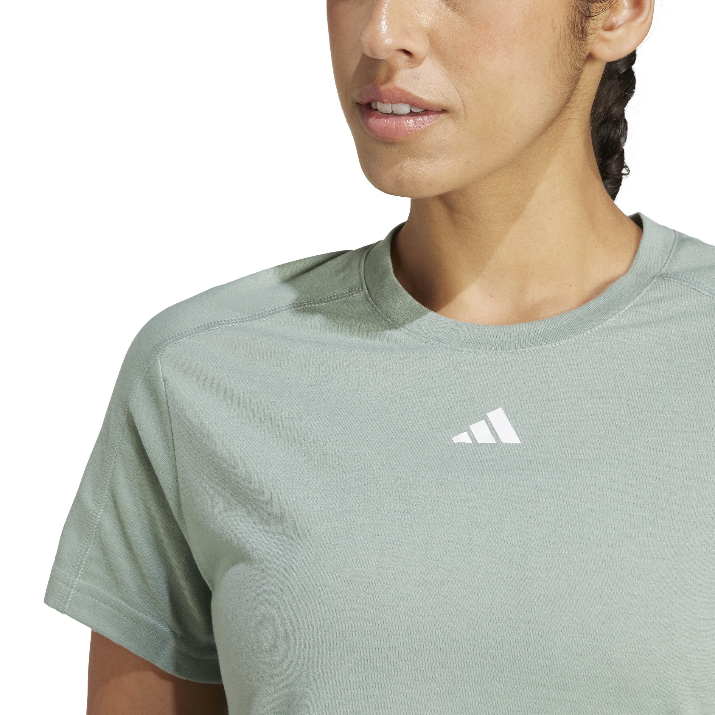 adidas AEROREADY Train Essentials Crewneck Womens Tee