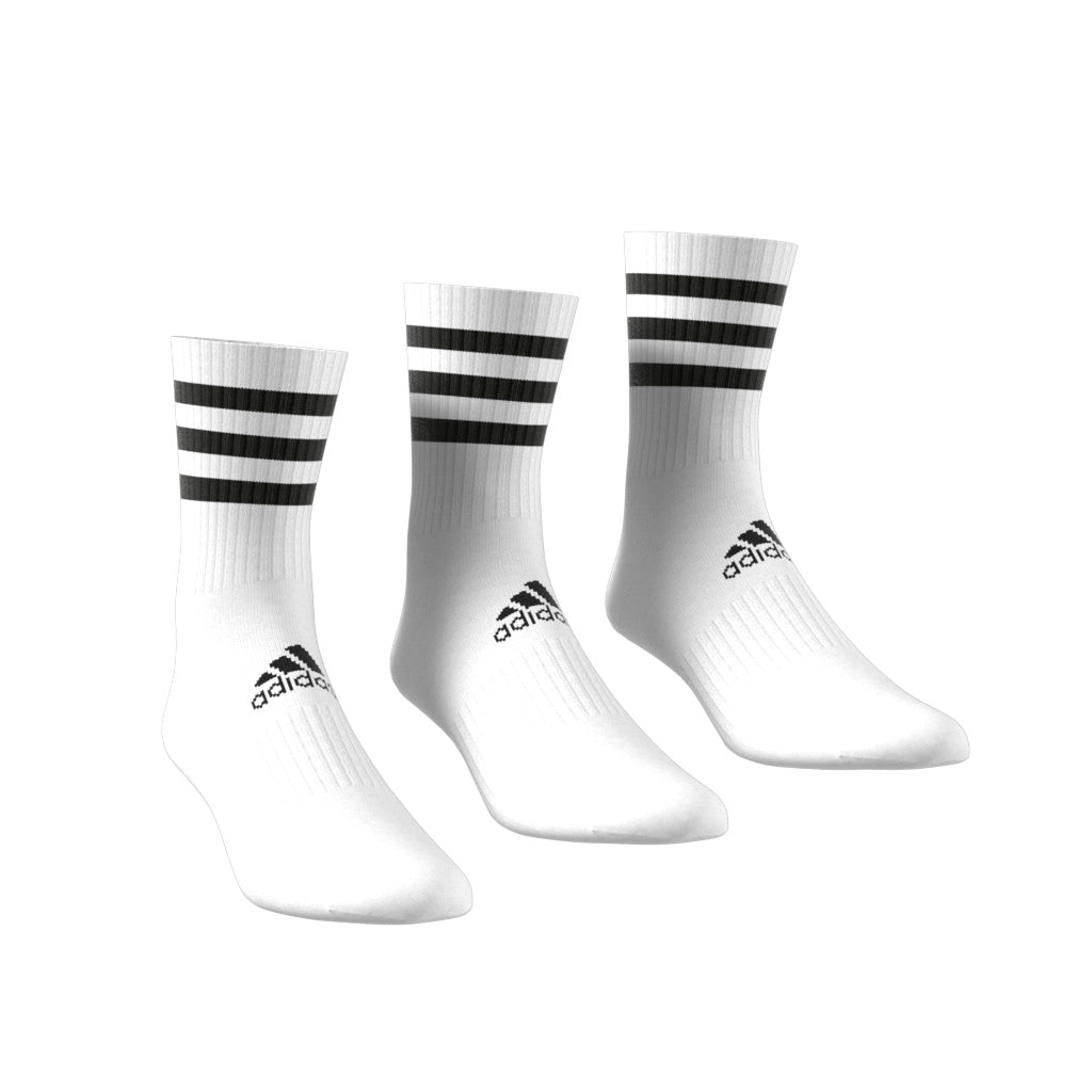 adidas 3-Stripes Cushioned Crew Socks 3 Pack