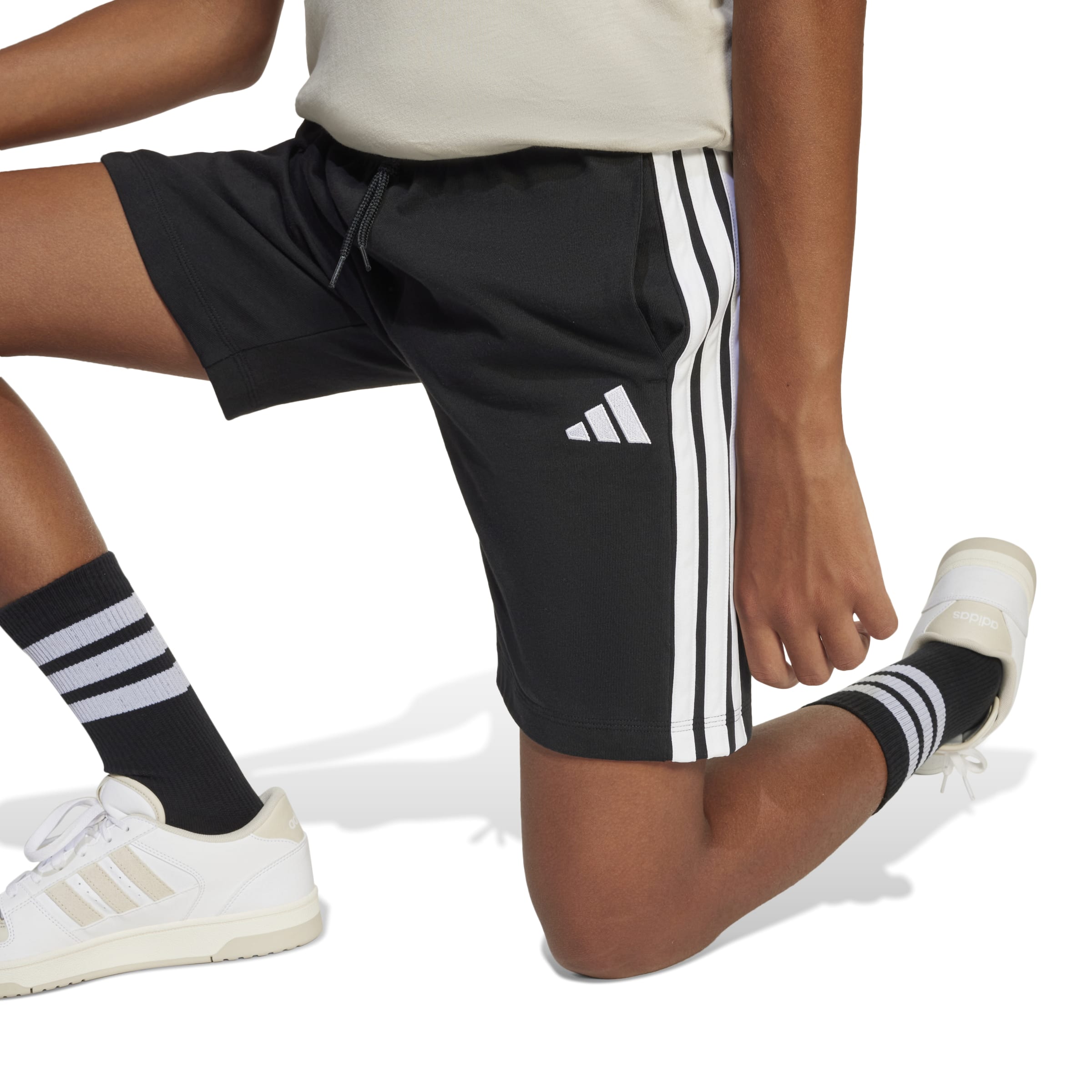 adidas 3 Stripes Kids Shorts
