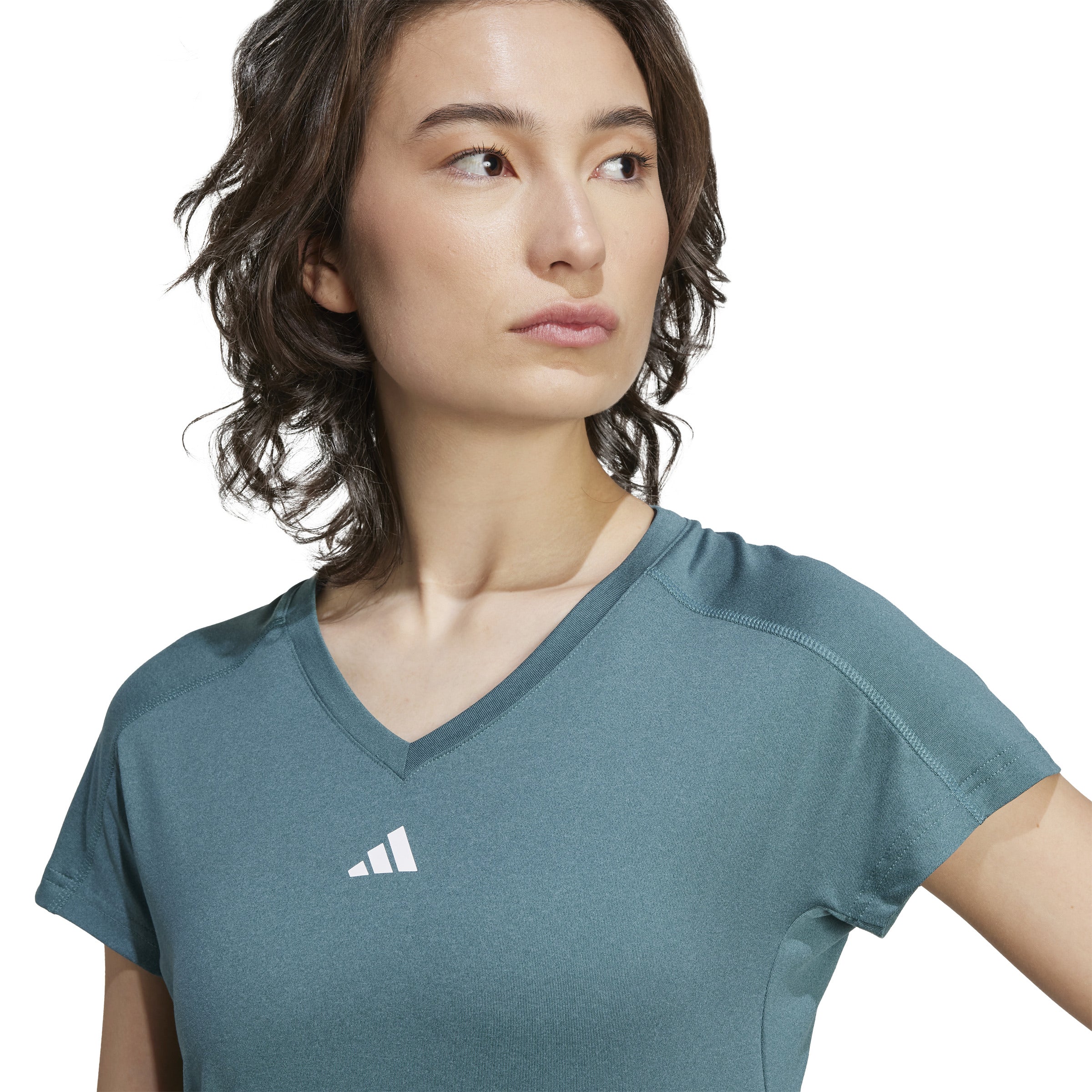 adidas AEROREADY Train Essentials Womens V-Neck Tee