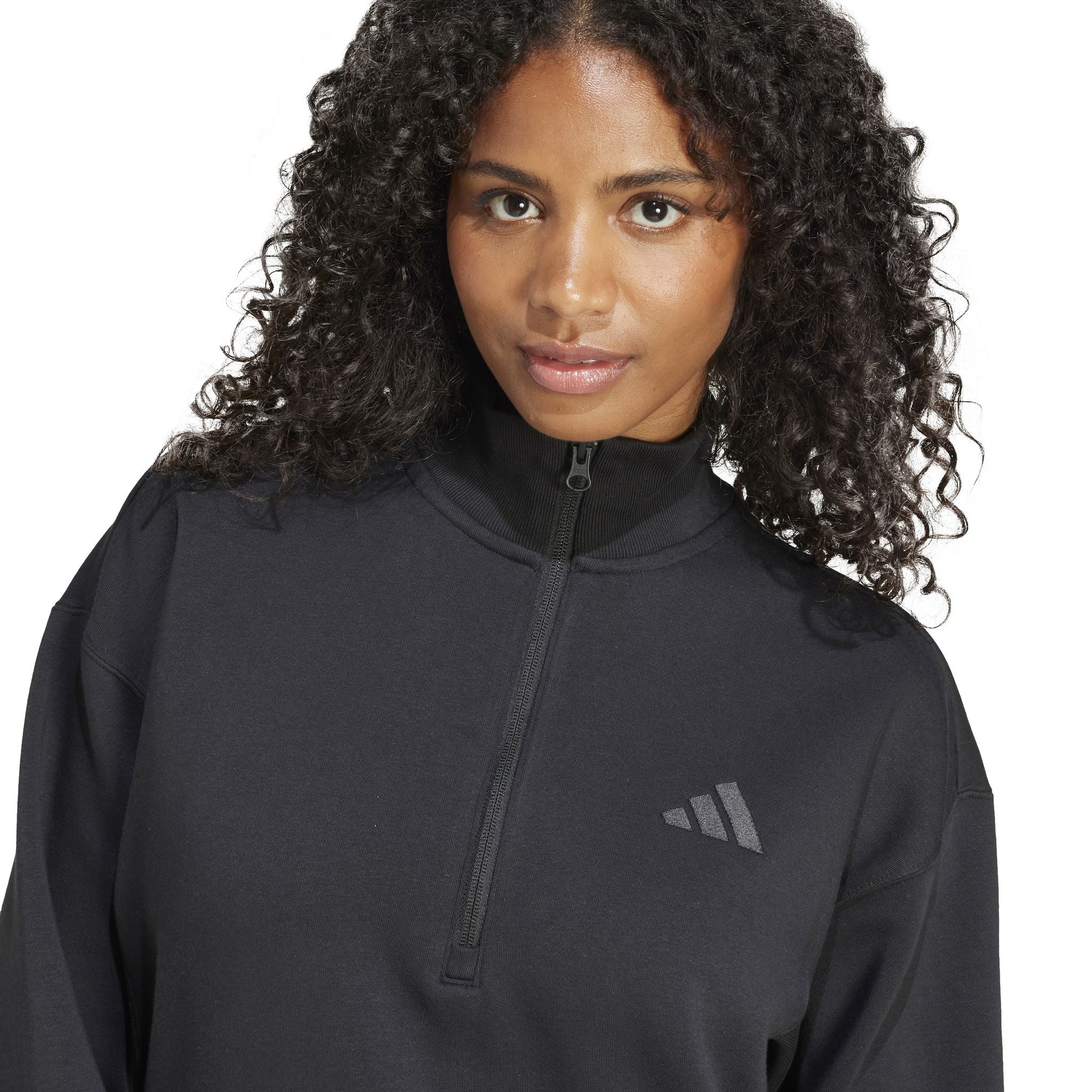 adidas ALL SZN Fleece Loose Womens Quarter-Zip