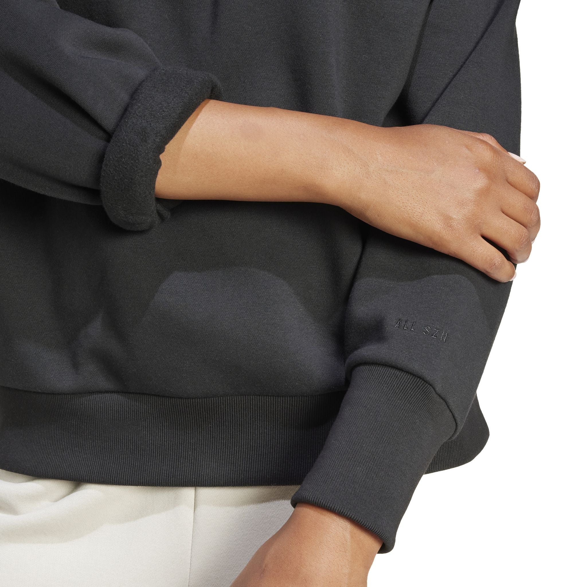 adidas ALL SZN Fleece Loose Womens Quarter-Zip
