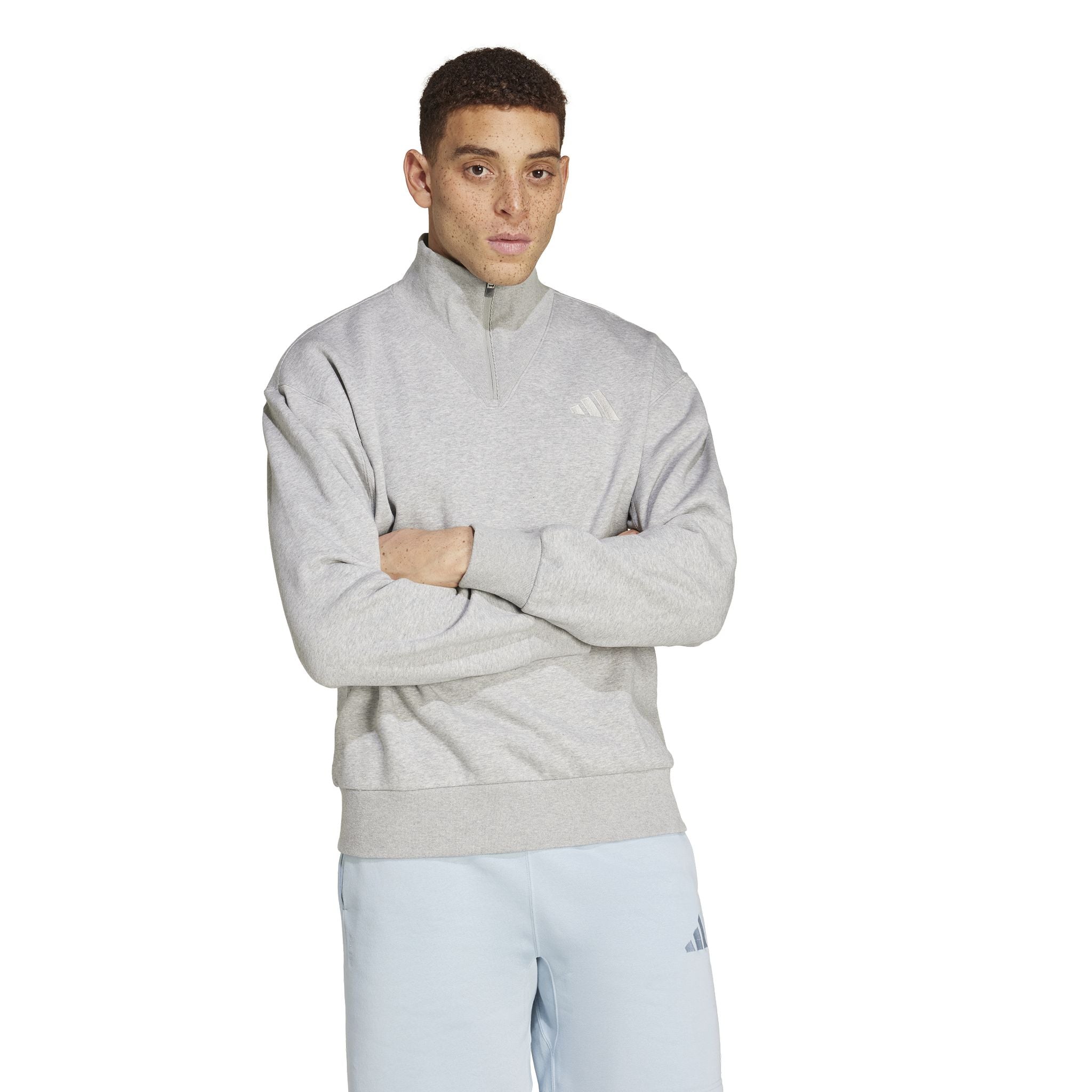 adidas All SZN Quarter Zip Mens Sweatshirt