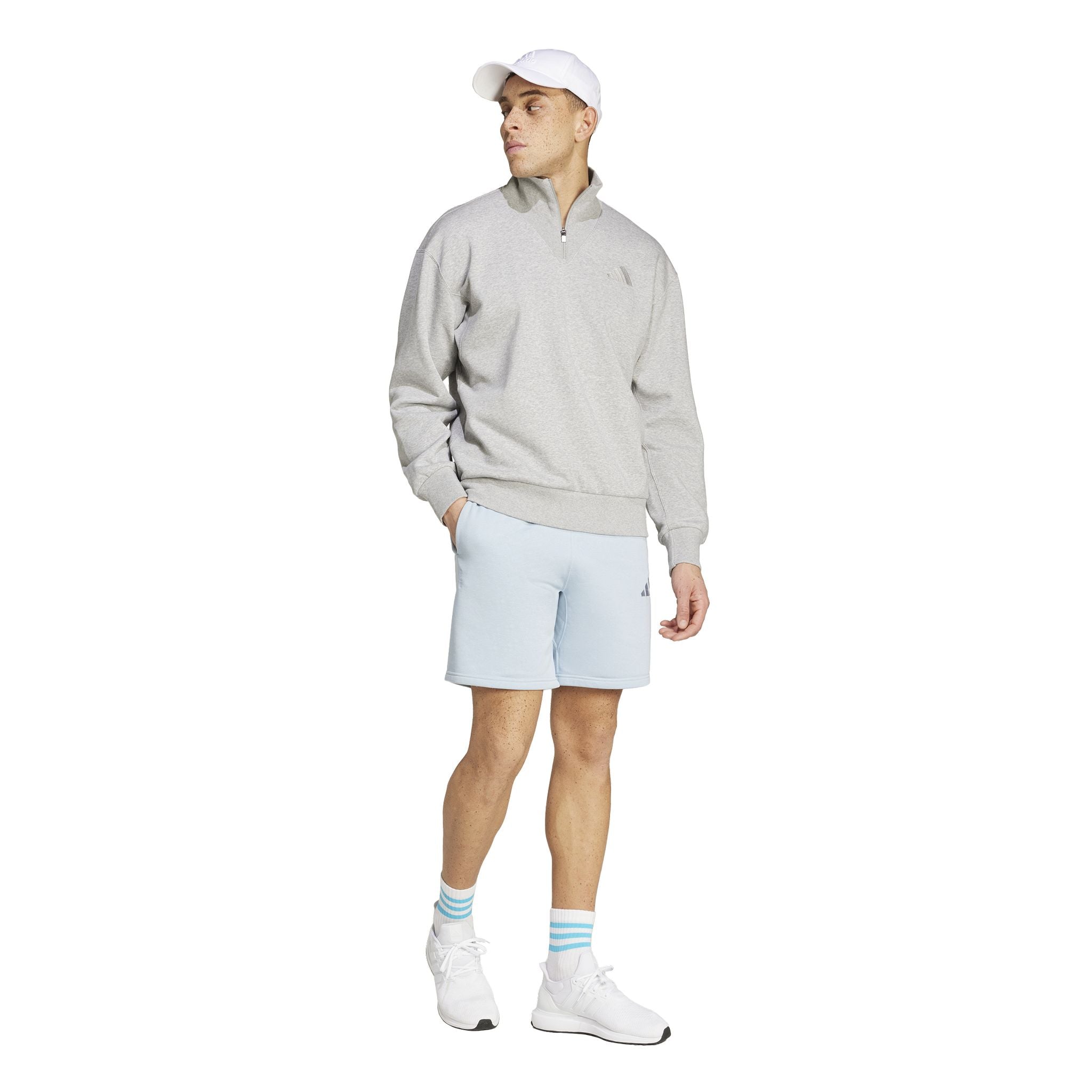adidas All SZN Quarter Zip Mens Sweatshirt
