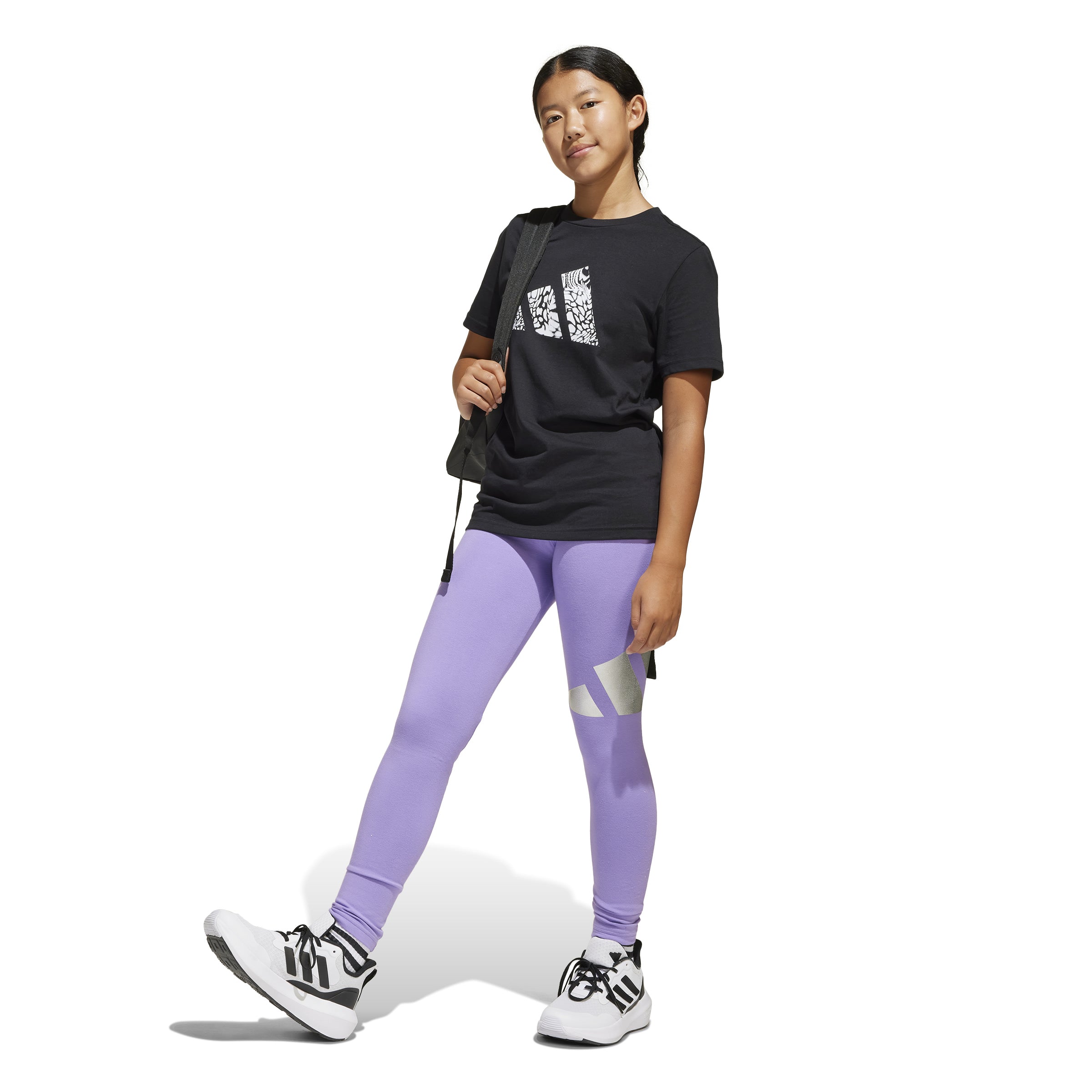 adidas Animal-Print Graphic Kids Tee