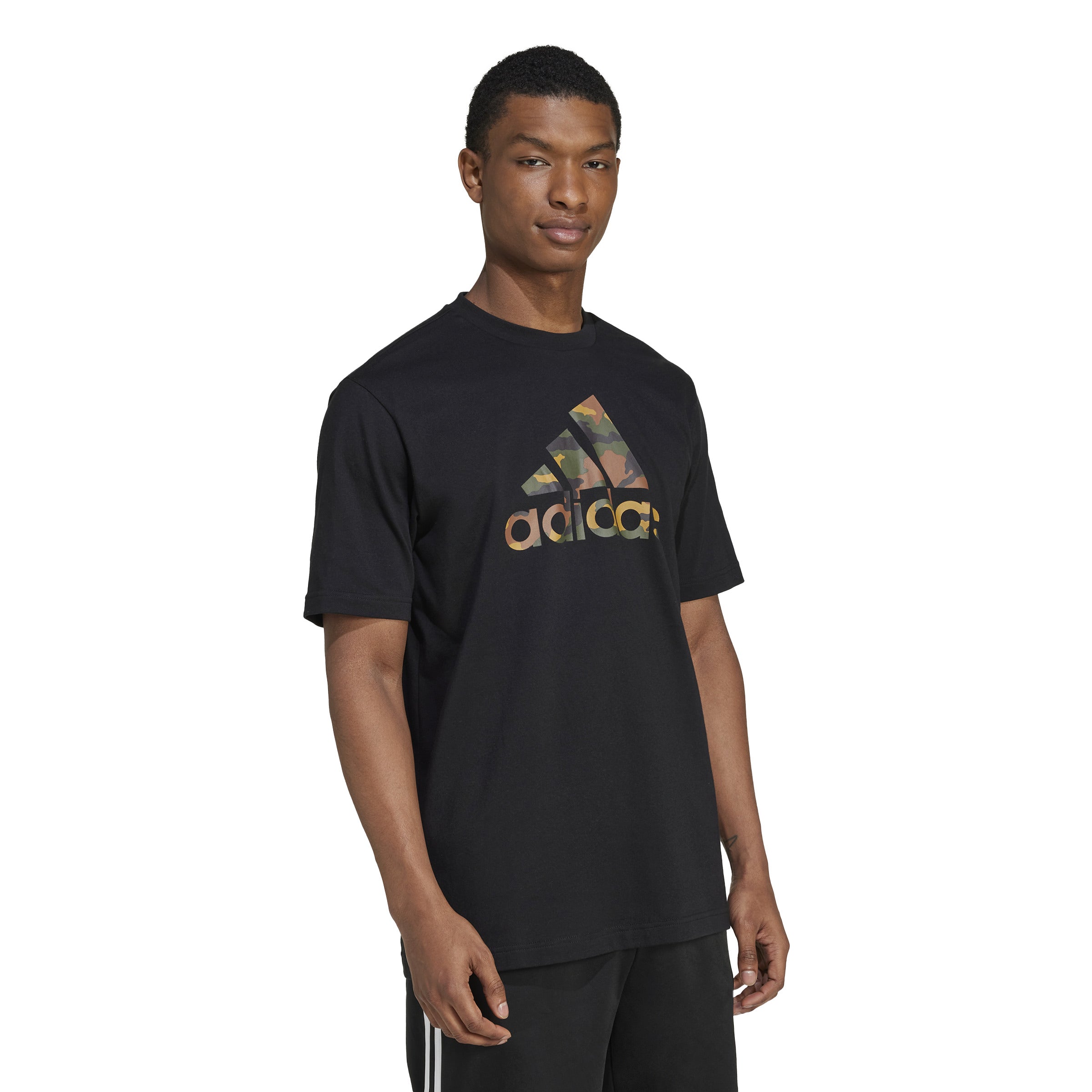 adidas Camo Badge of Sport Mens Tee