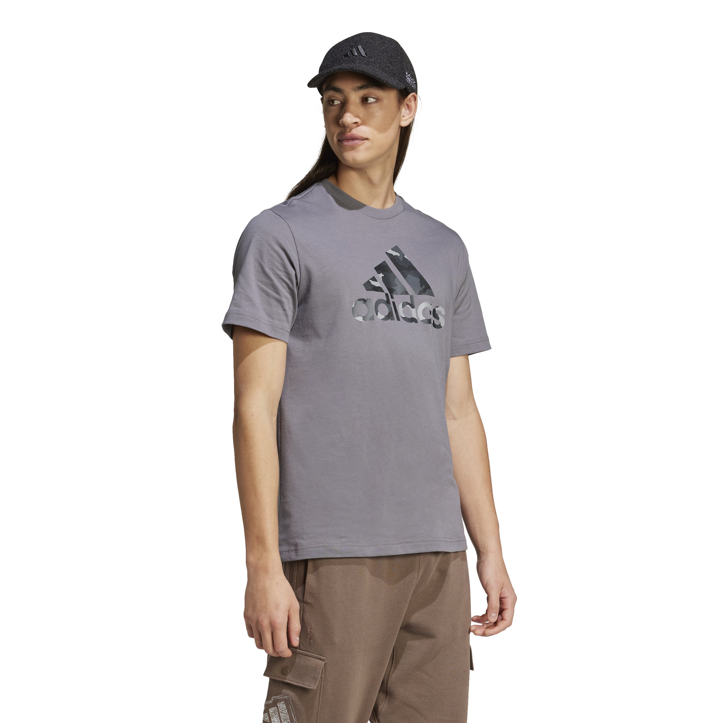 adidas Camo Badge of Sport Mens Tee