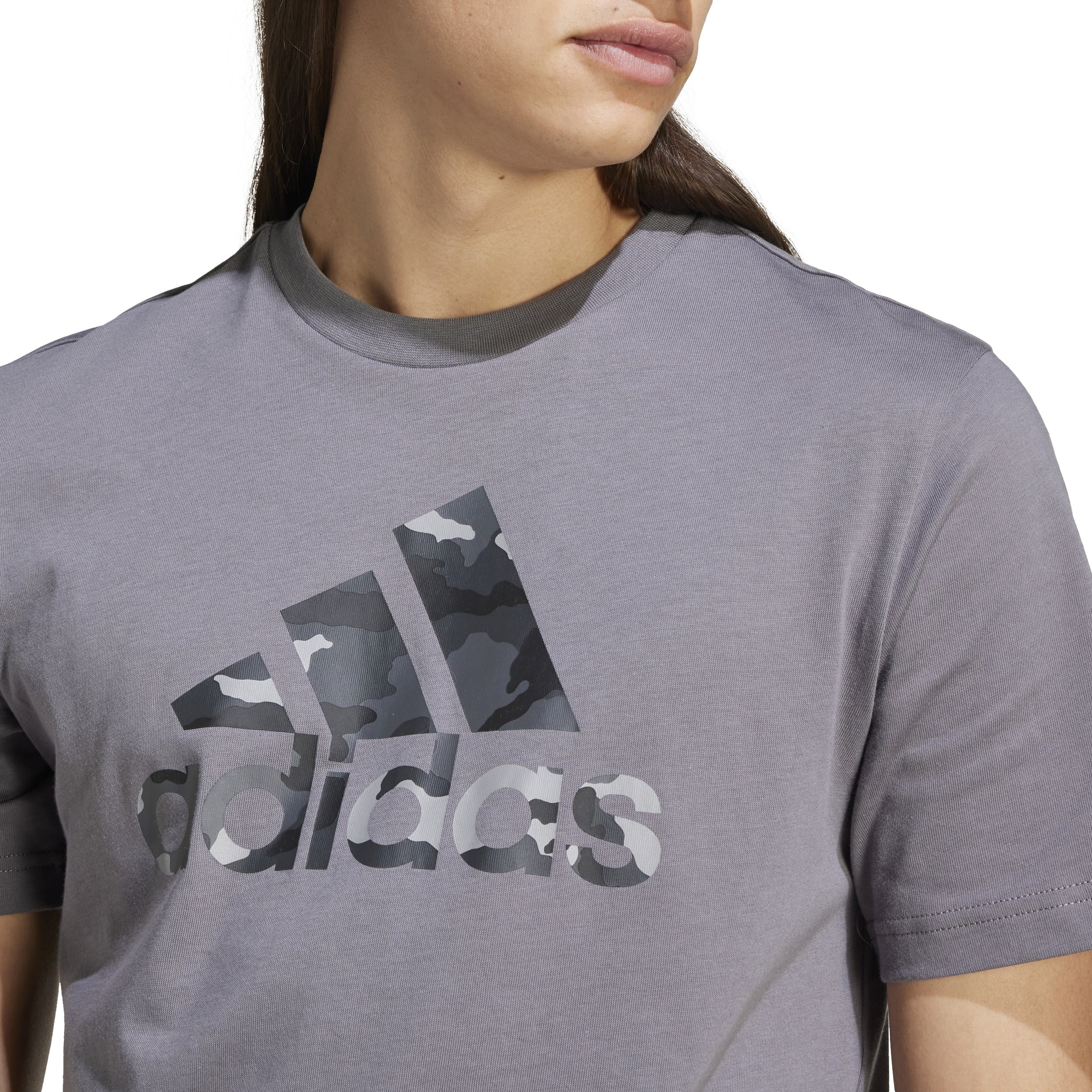 adidas Camo Badge of Sport Mens Tee