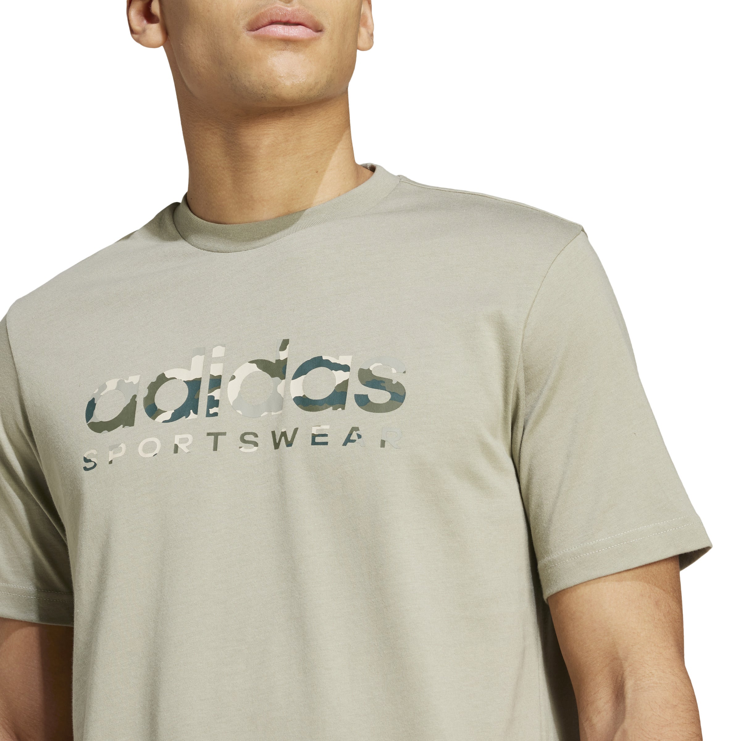 adidas Camo Linear Graphic Mens Tee