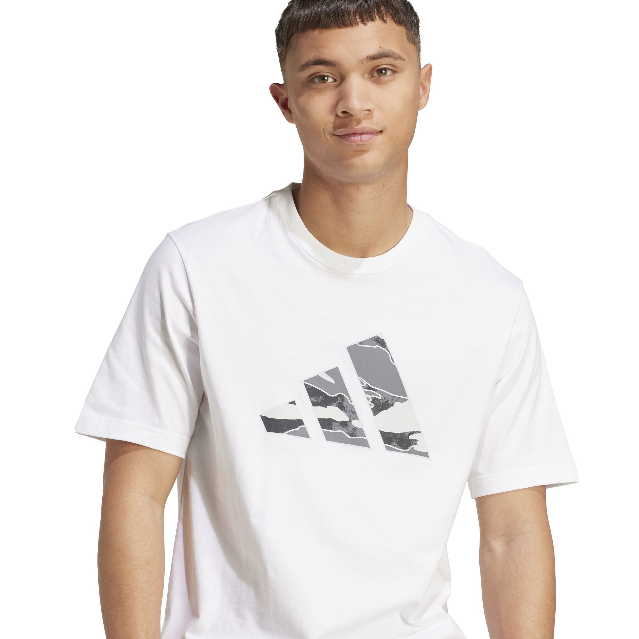 adidas Camo Logo Graphic Mens Tee