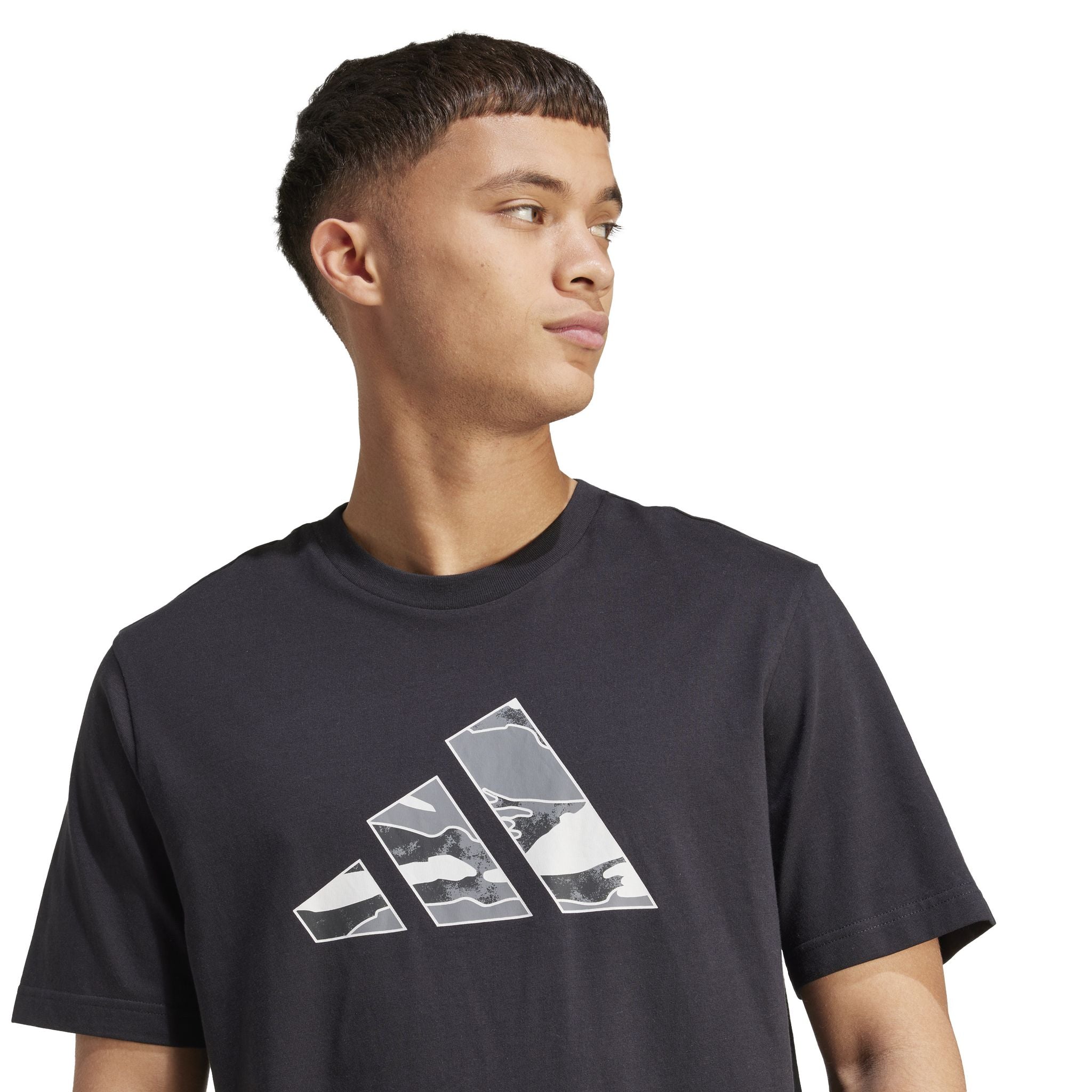 adidas Camo Logo Graphic Mens Tee