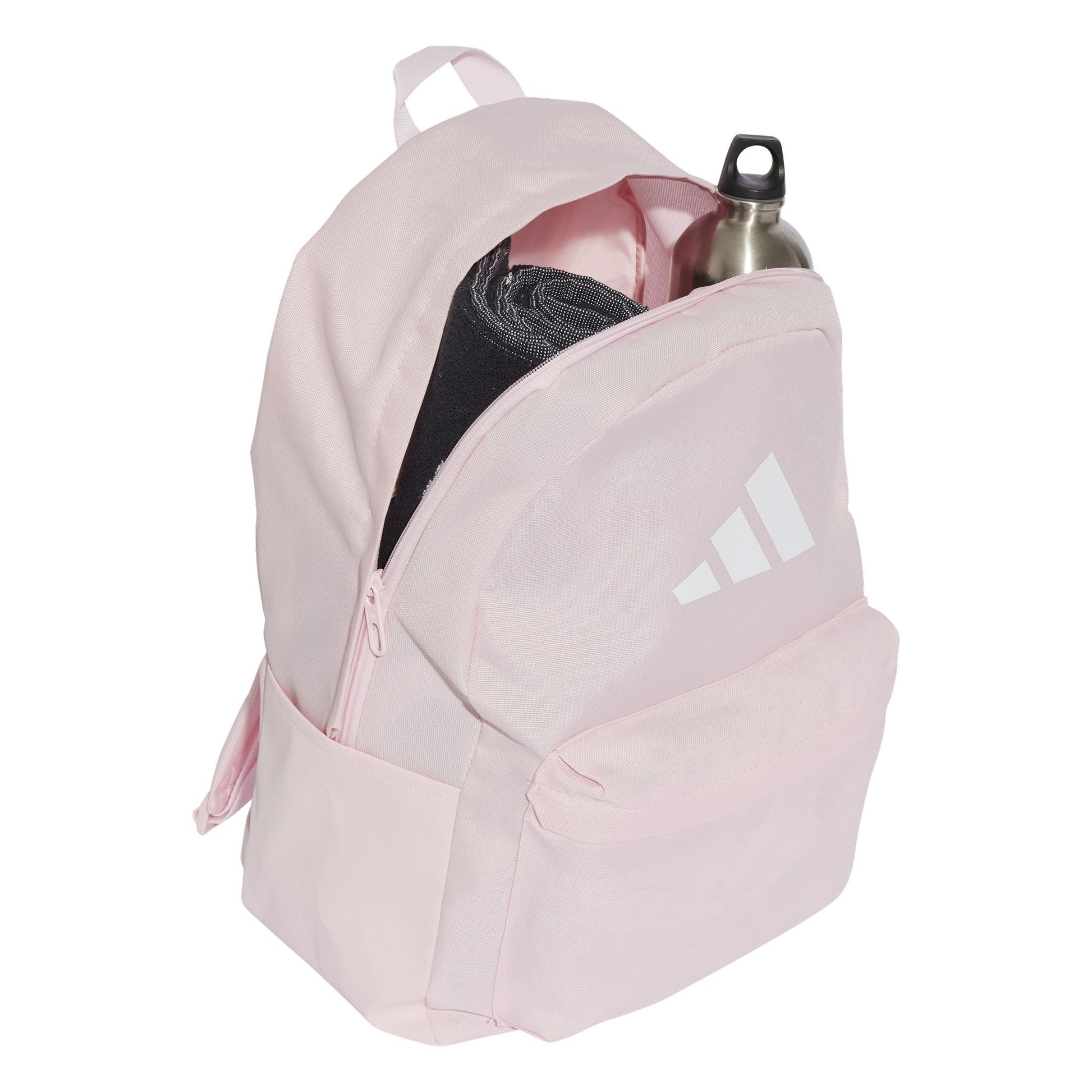 adidas classic backpack blush pink 3-Stripe for men and women, bag with laptop sleeve : Electronics With a volume of 27.5 liters Adidas mini backpack pink -