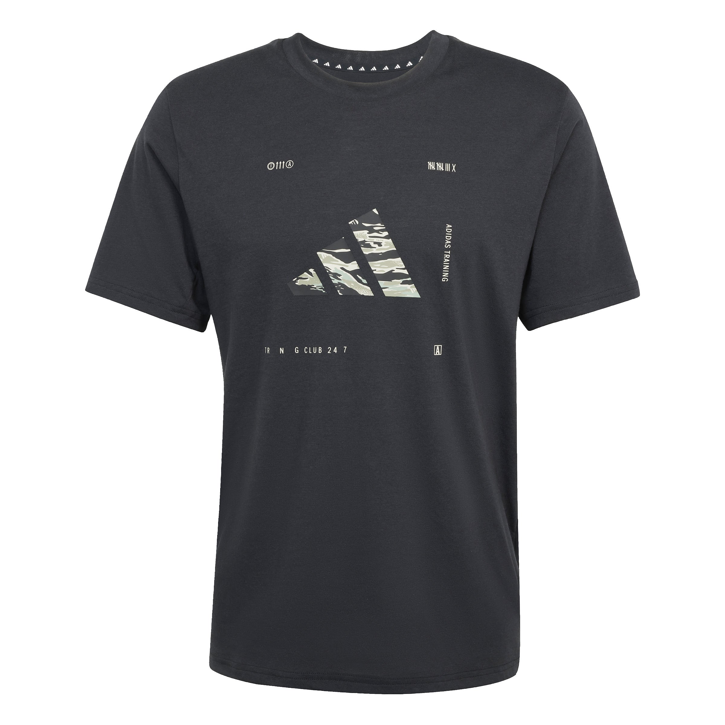 adidas Climacool Training Camo Logo Graphic Mens Tee