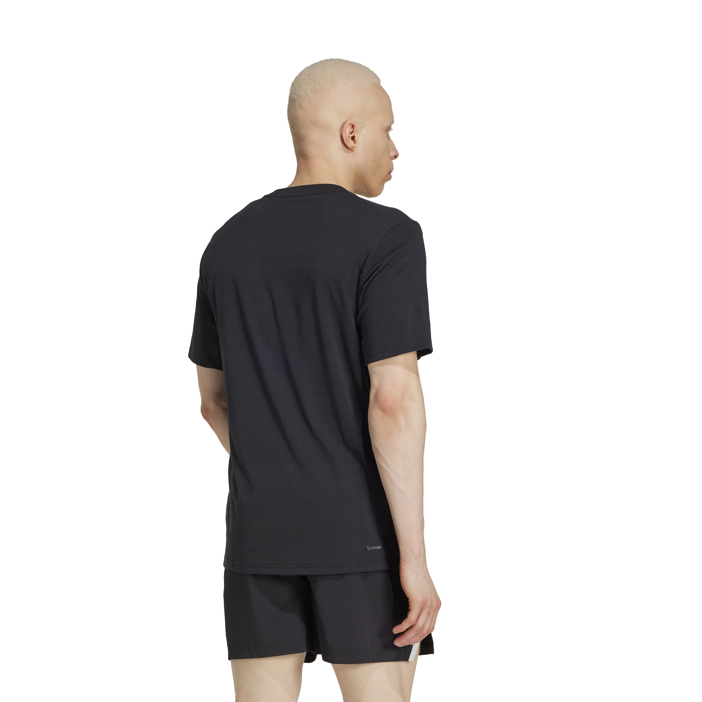 adidas Climacool Training Camo Logo Graphic Mens Tee