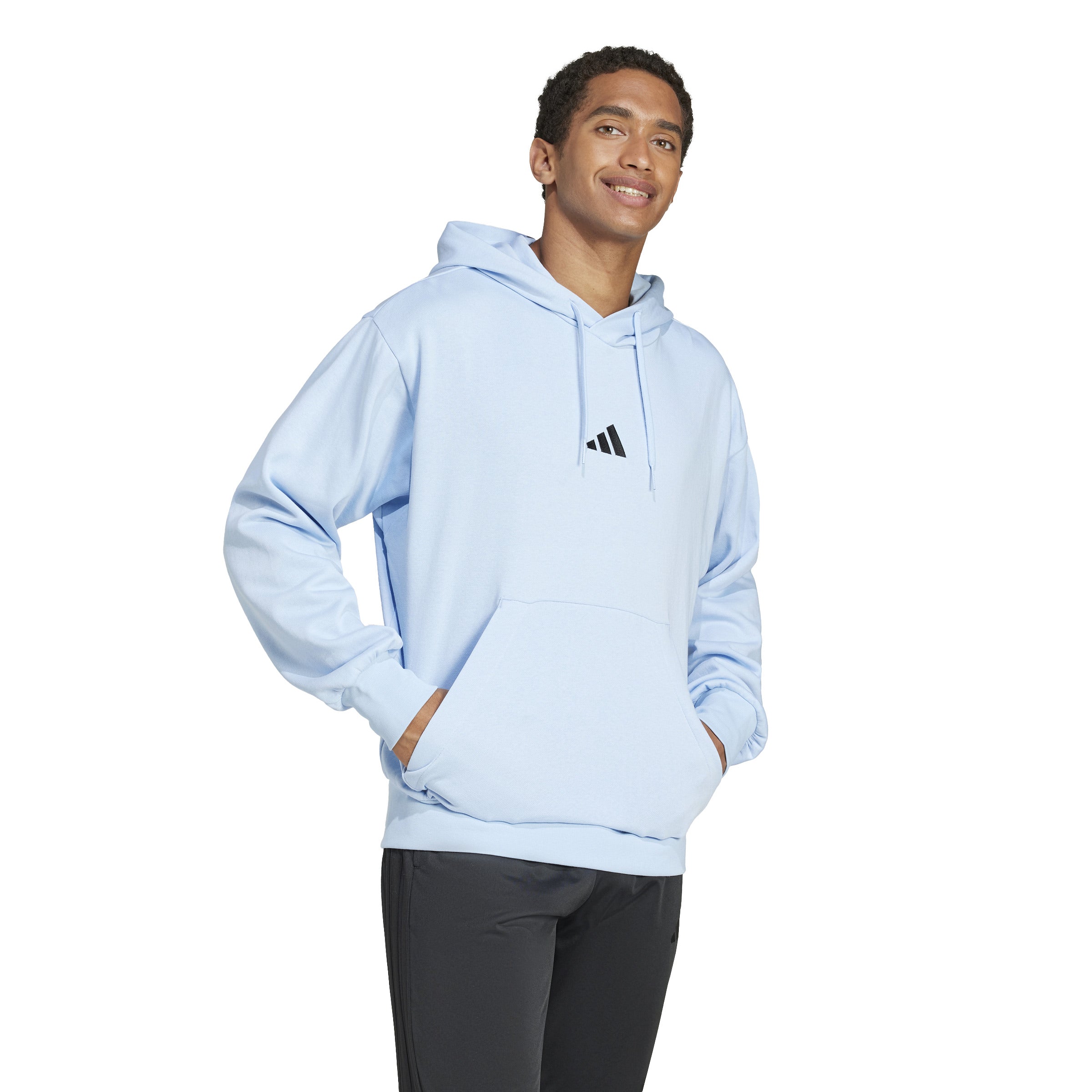 adidas Essentials Feelcozy Mens Fleece Hoodie