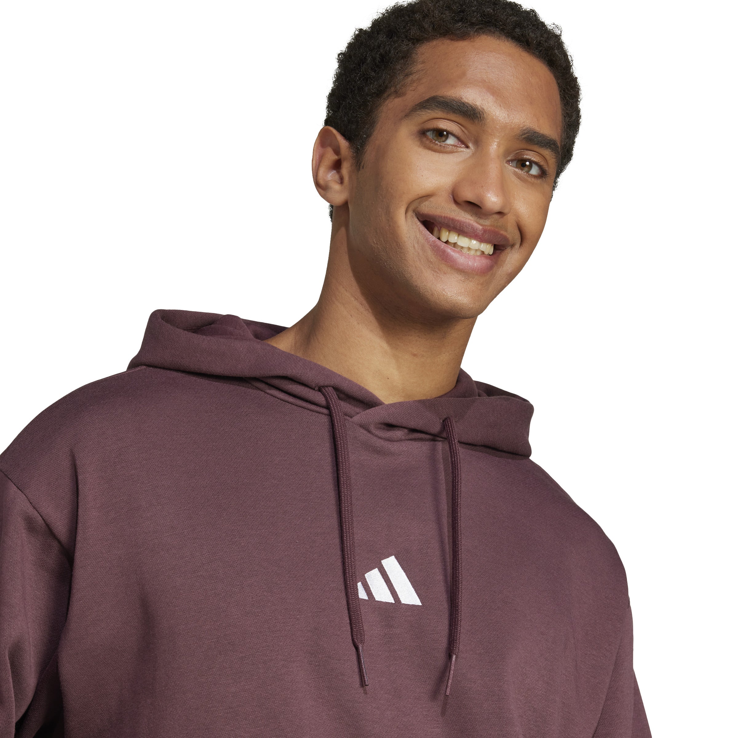 adidas Essentials Feelcozy Mens Fleece Hoodie