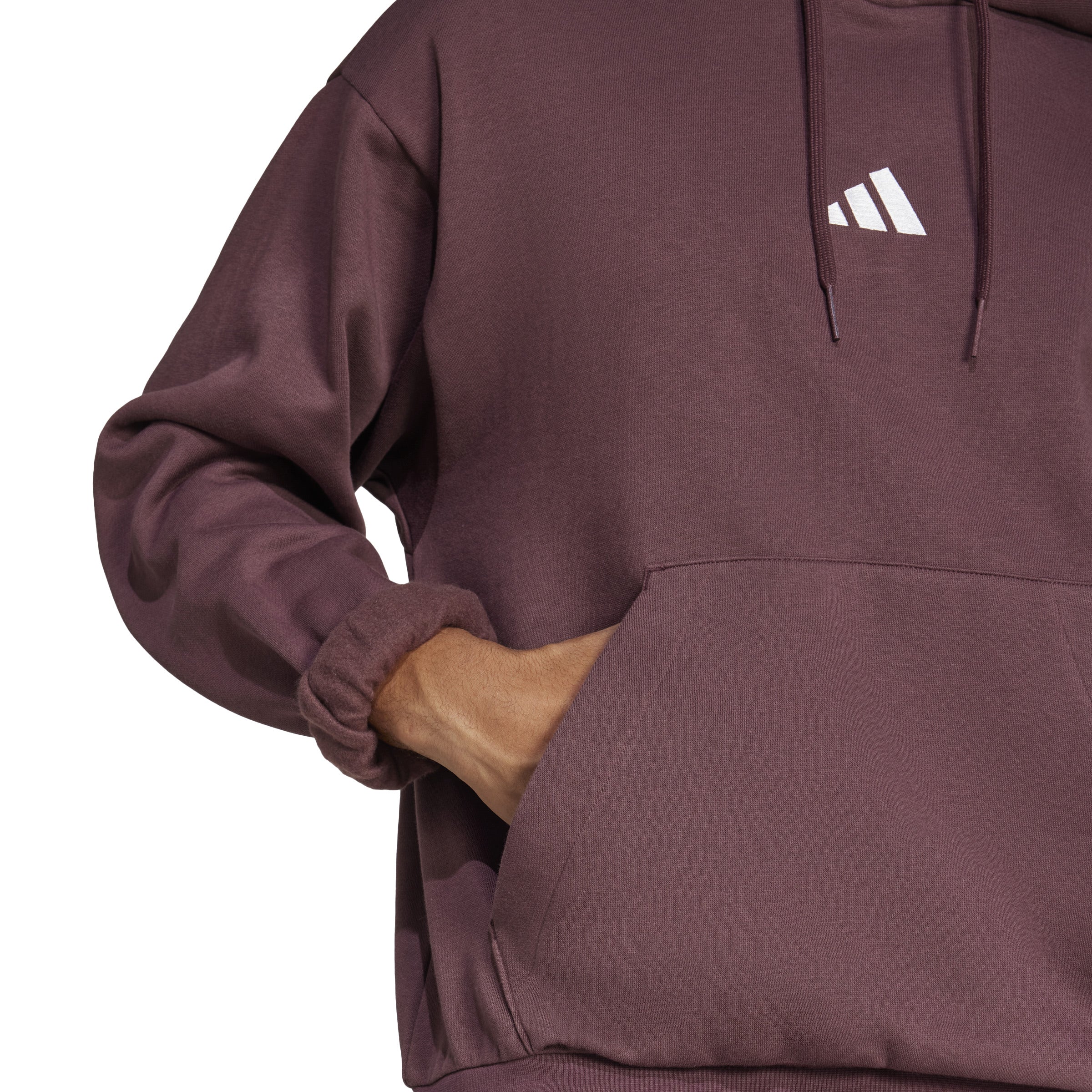 adidas Essentials Feelcozy Mens Fleece Hoodie