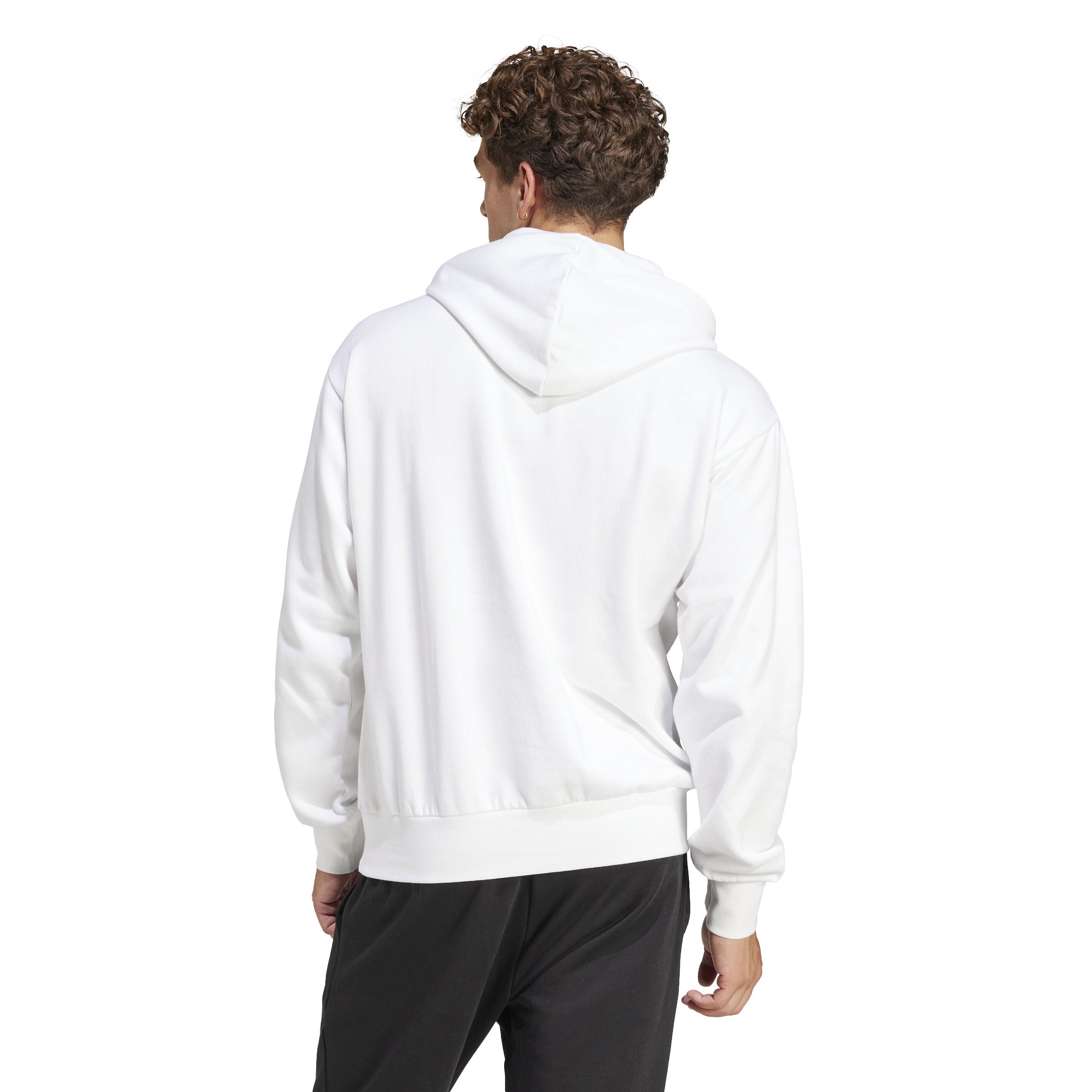 adidas Essentials Feelcozy Mens Fleece Hoodie