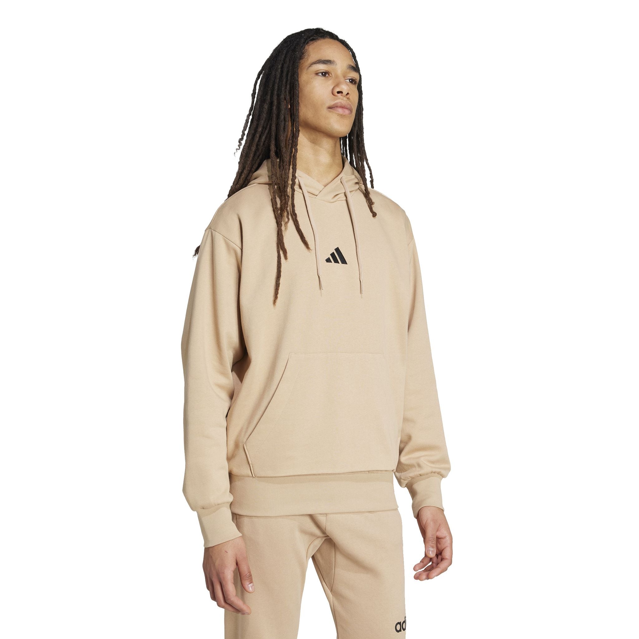 adidas Essentials Feelcozy Mens Fleece Hoodie