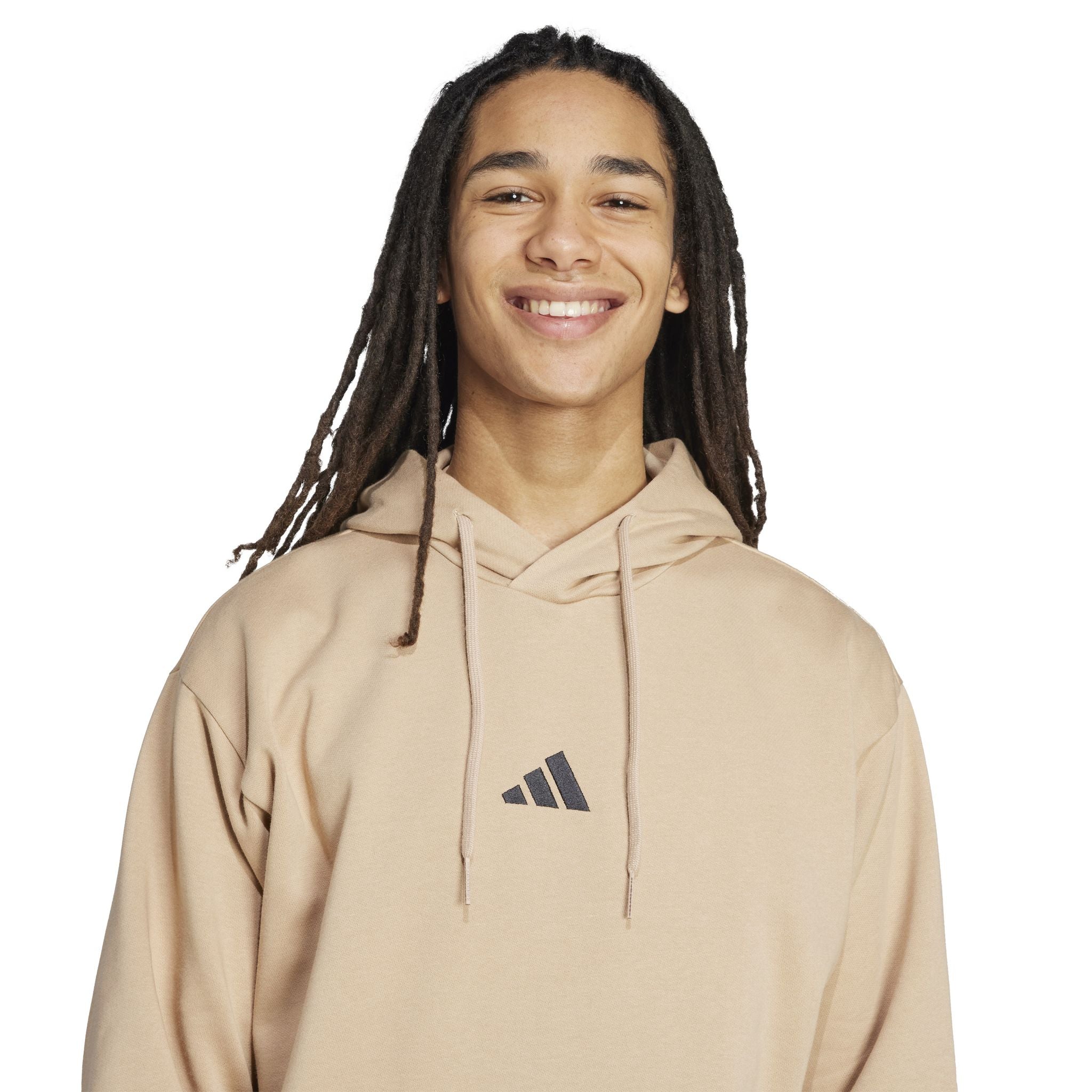 adidas Essentials Feelcozy Mens Fleece Hoodie