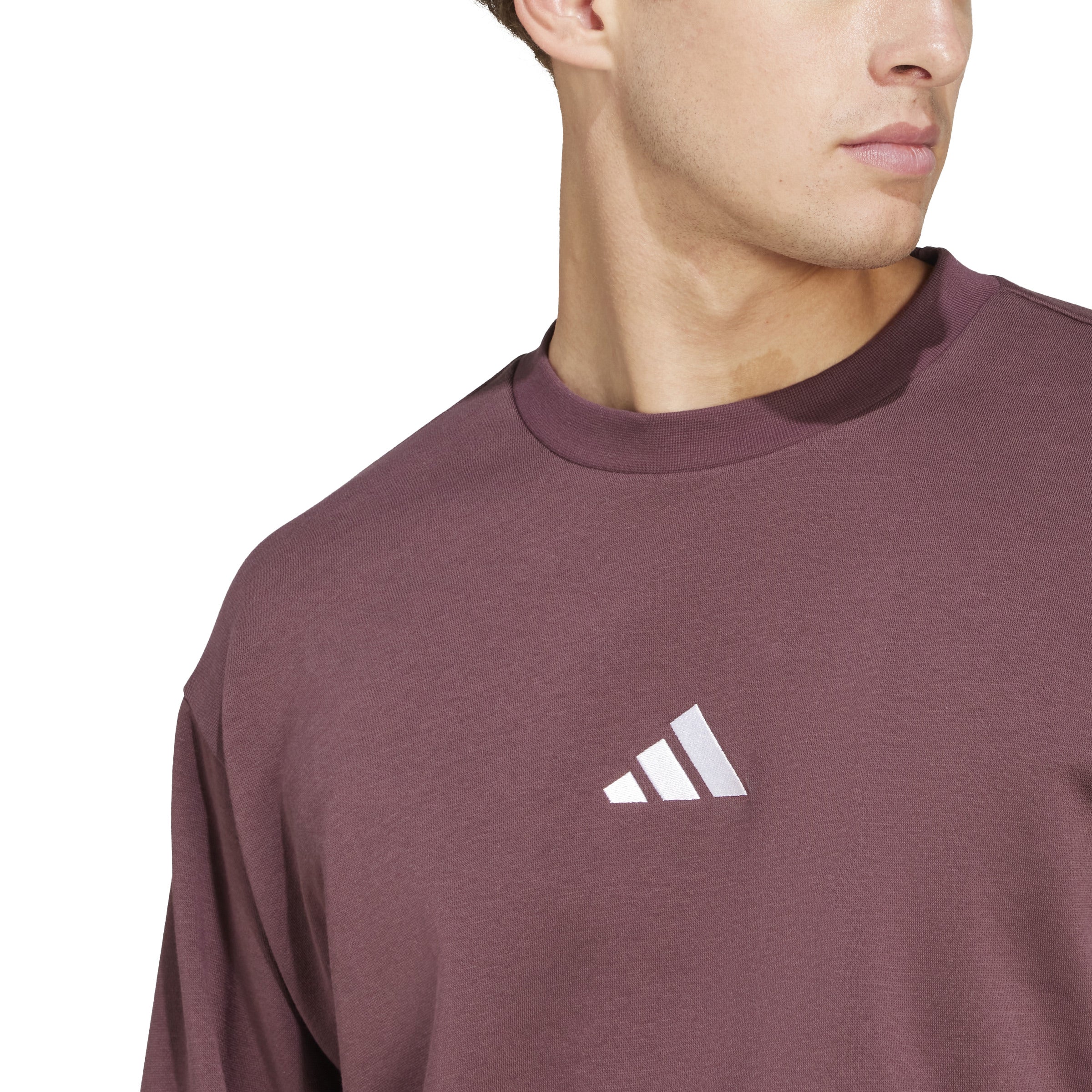 adidas Essentials Feelcozy Mens Fleece Sweatshirt