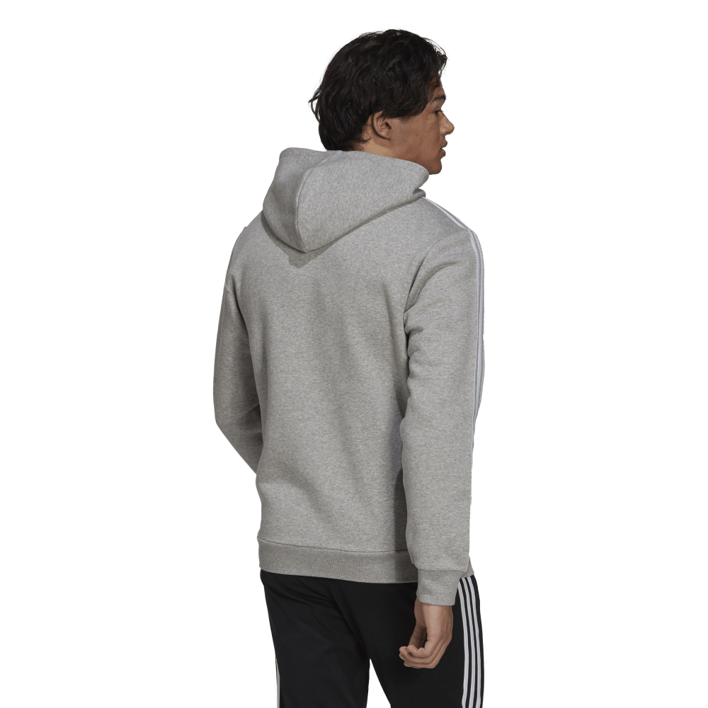 adidas Essentials Fleece 3-Stripes Mens Logo Hoodie