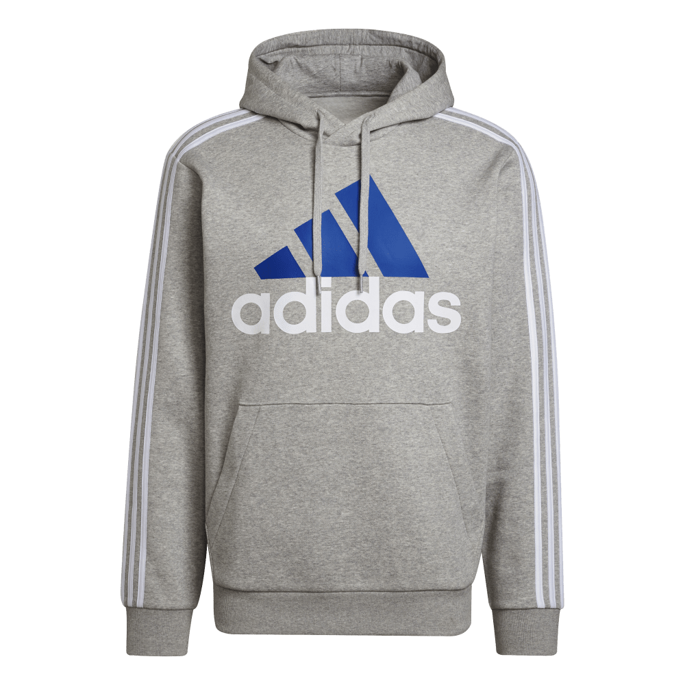 adidas Essentials Fleece 3-Stripes Mens Logo Hoodie