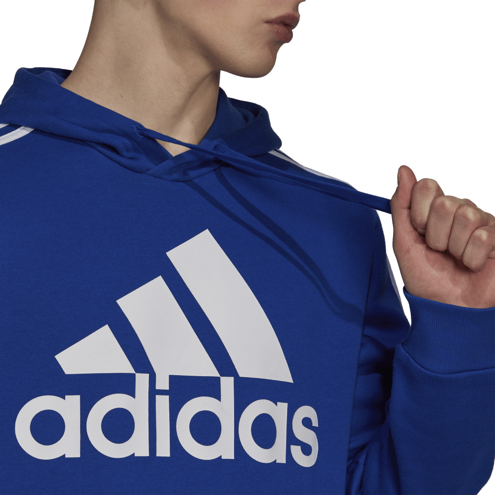 adidas Essentials Fleece 3-Stripes Mens Logo Hoodie