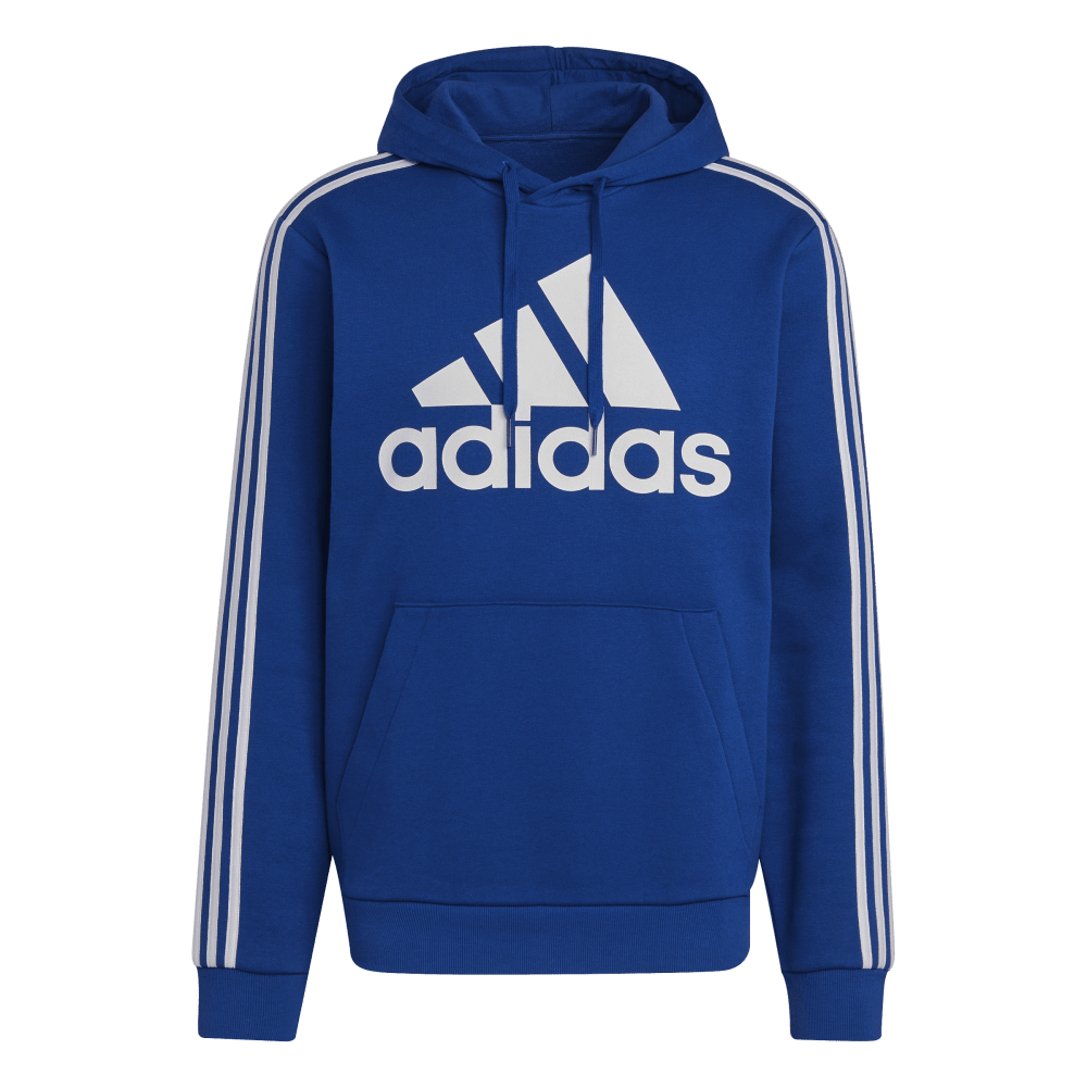 adidas Essentials Fleece 3-Stripes Mens Logo Hoodie