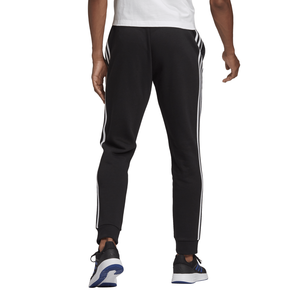 adidas Essentials Fleece Tapered Cuff 3-Stripes Mens Pants