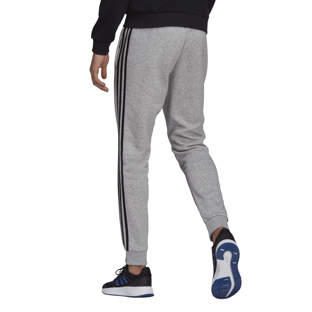 adidas Essentials Fleece Tapered Cuff 3-Stripes Mens Pants