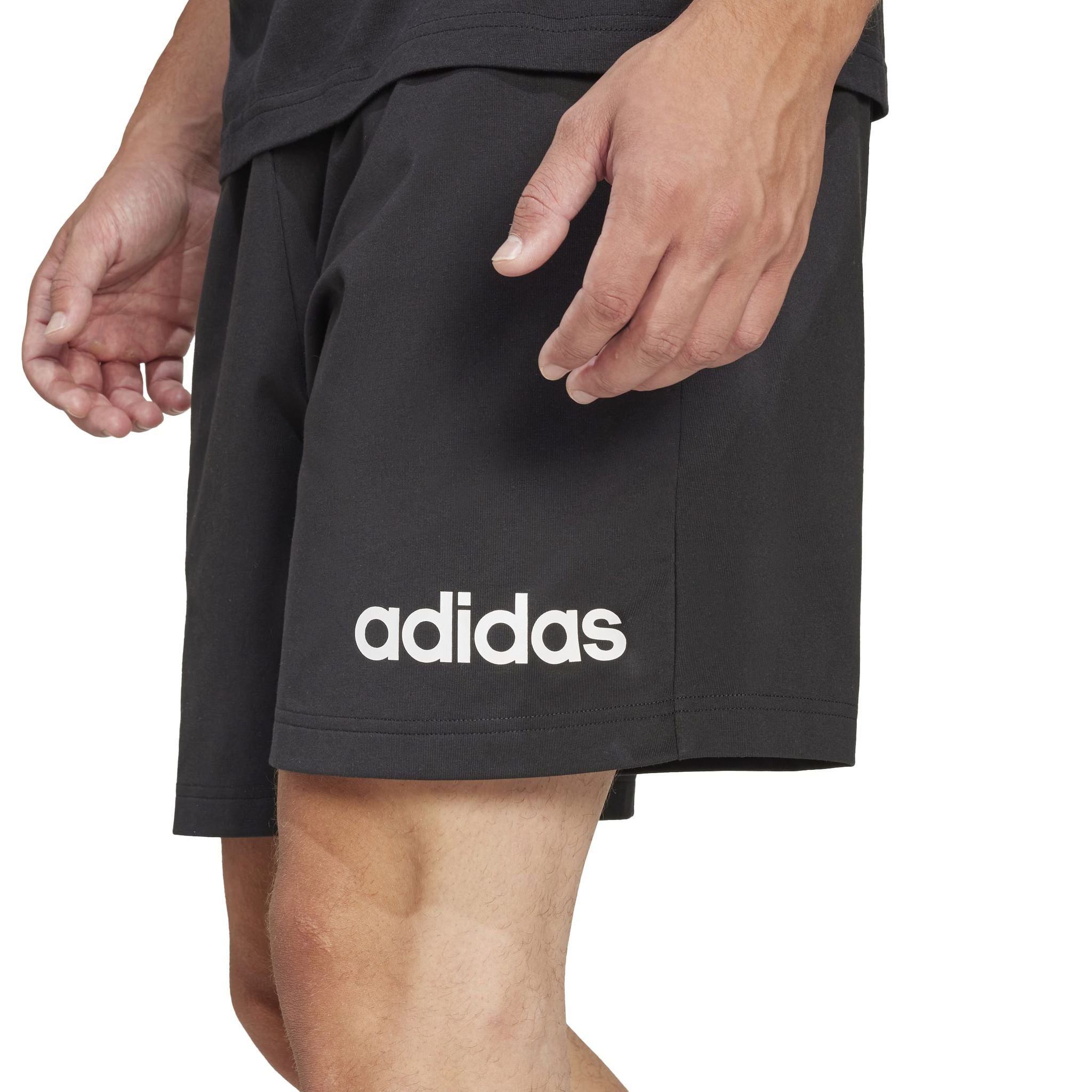 adidas Essentials Linear Single Mens Jersey Shorts