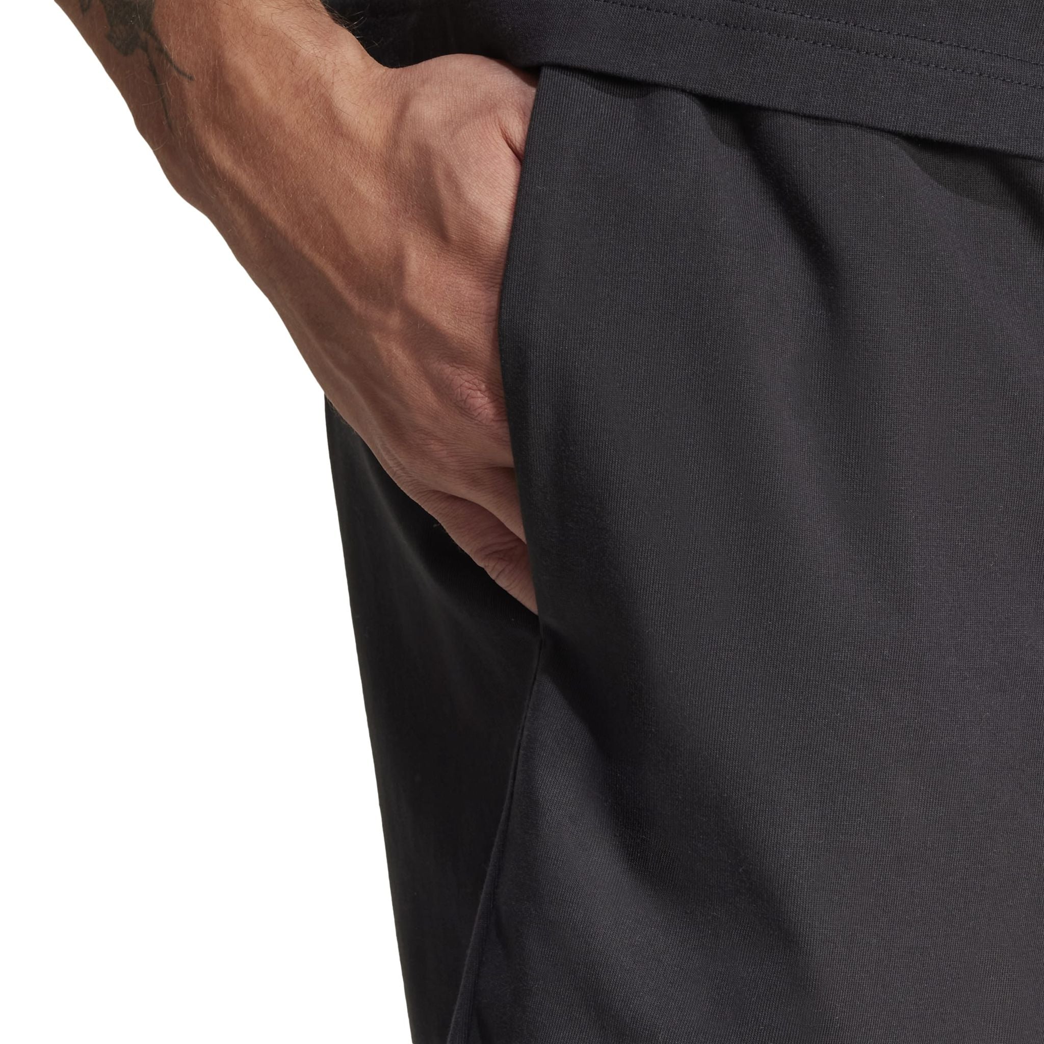 adidas Essentials Linear Single Mens Jersey Shorts