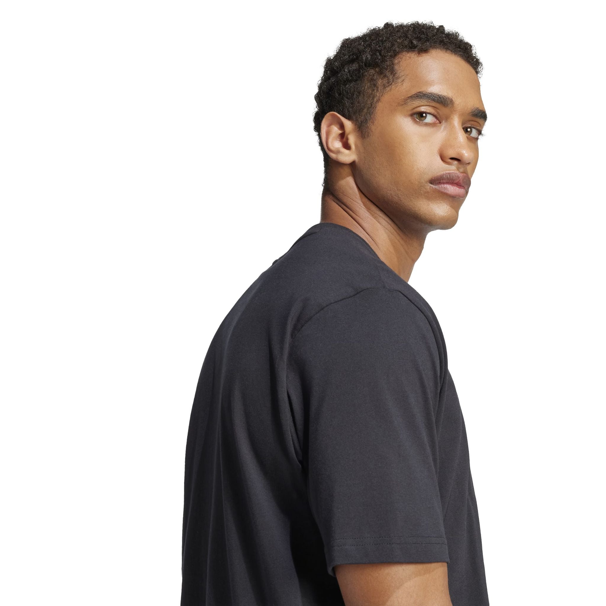 adidas Essentials Linear Single Mens Jersey Tee