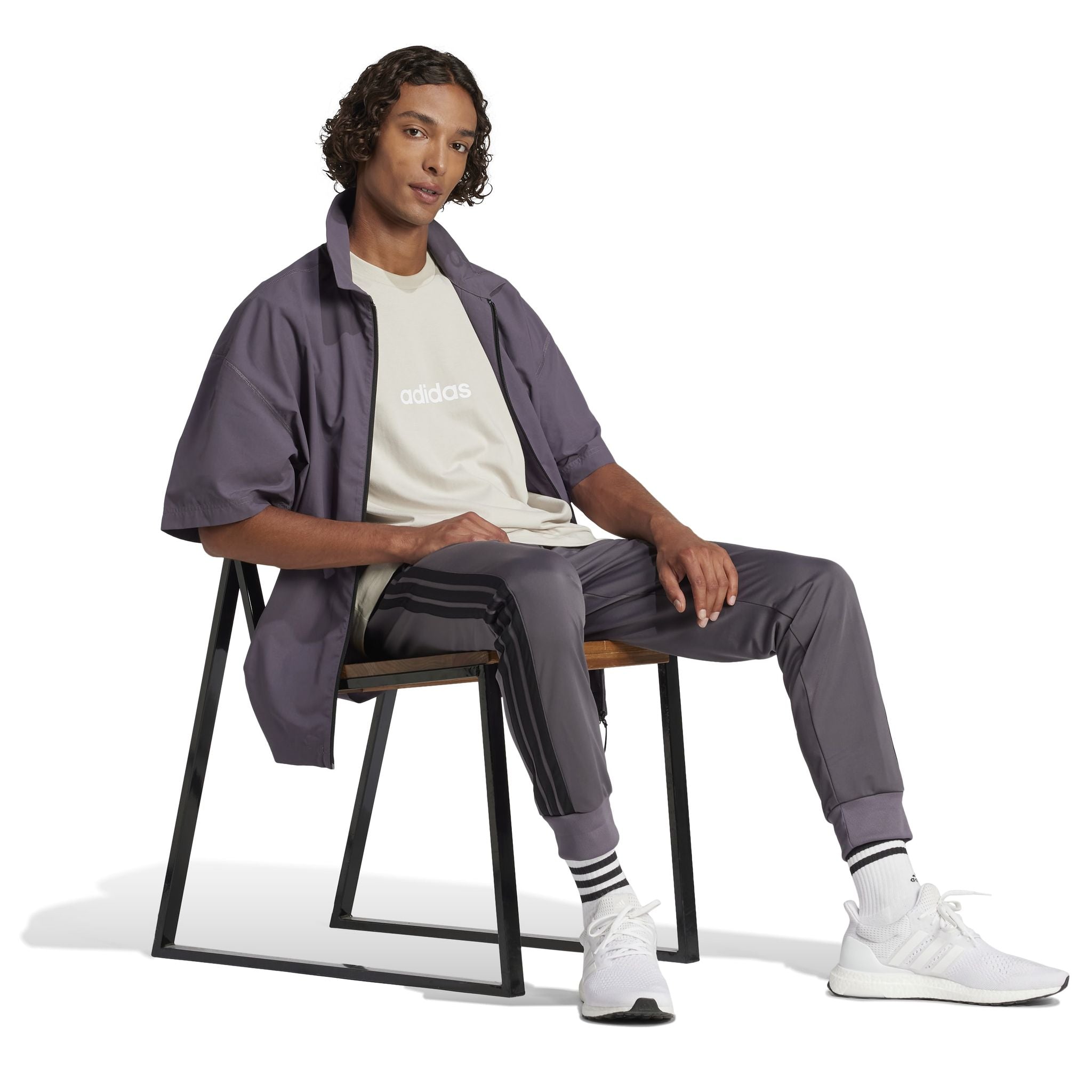 adidas Essentials Linear Single Mens Jersey Tee