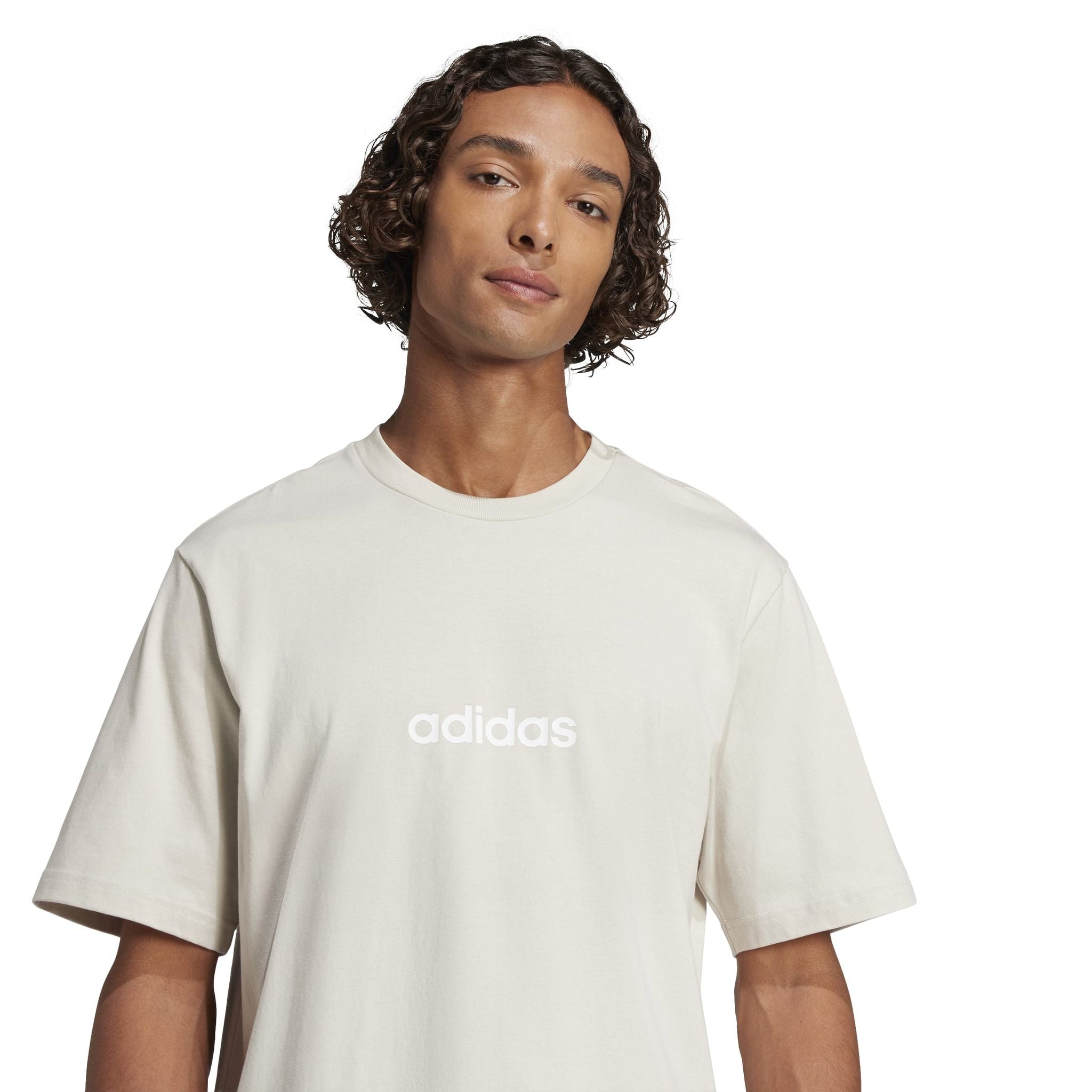 adidas Essentials Linear Single Mens Jersey Tee