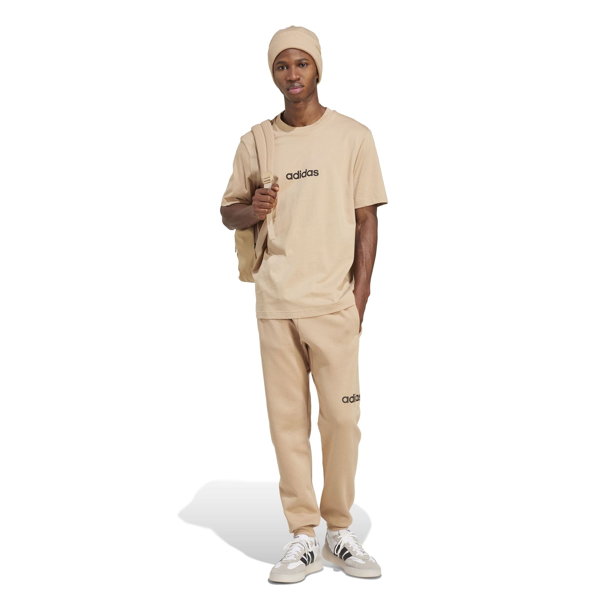 adidas Essentials Linear Single Mens Jersey Tee