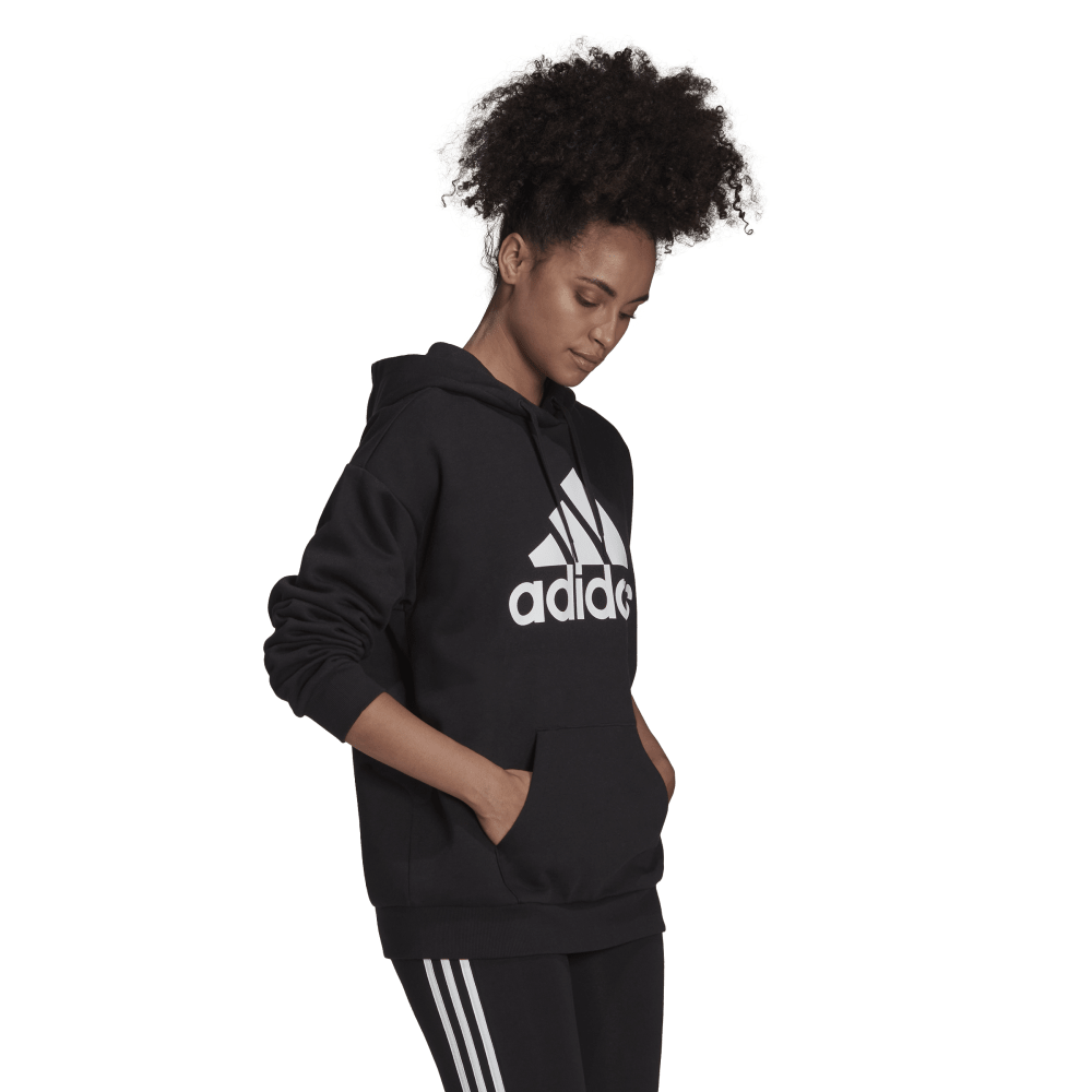 adidas Essentials Logo Boyfriend Womens Fleece Hoodie