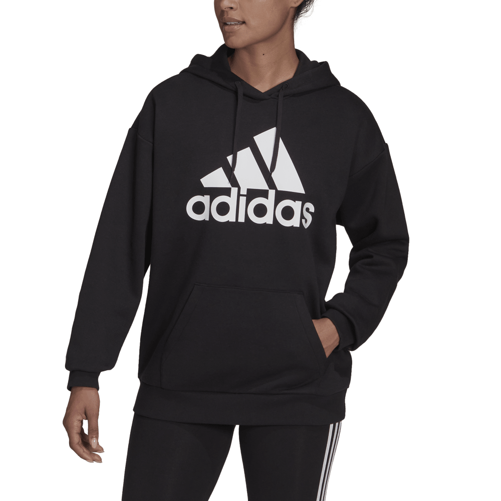 adidas Essentials Logo Boyfriend Womens Fleece Hoodie