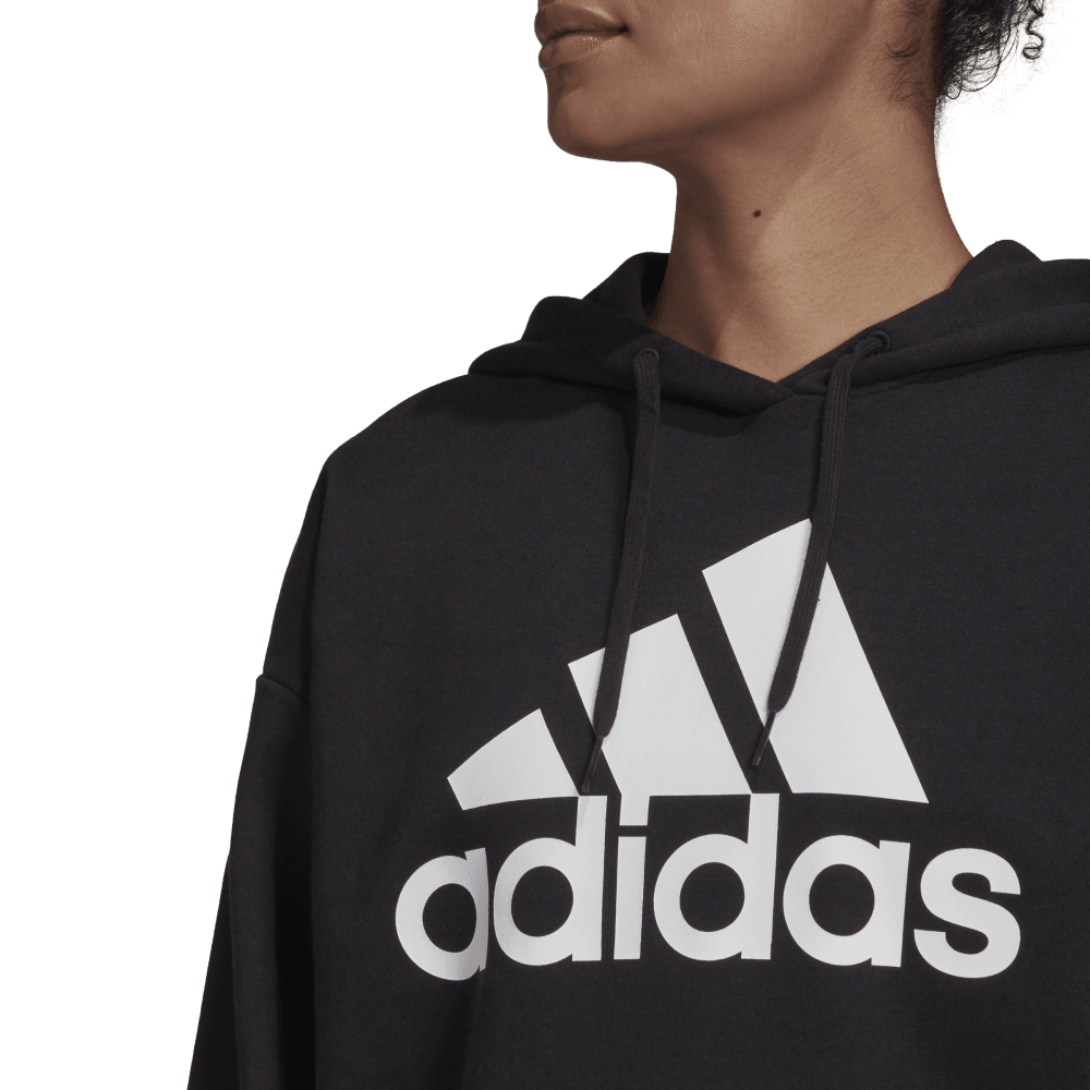 adidas Essentials Logo Boyfriend Womens Fleece Hoodie