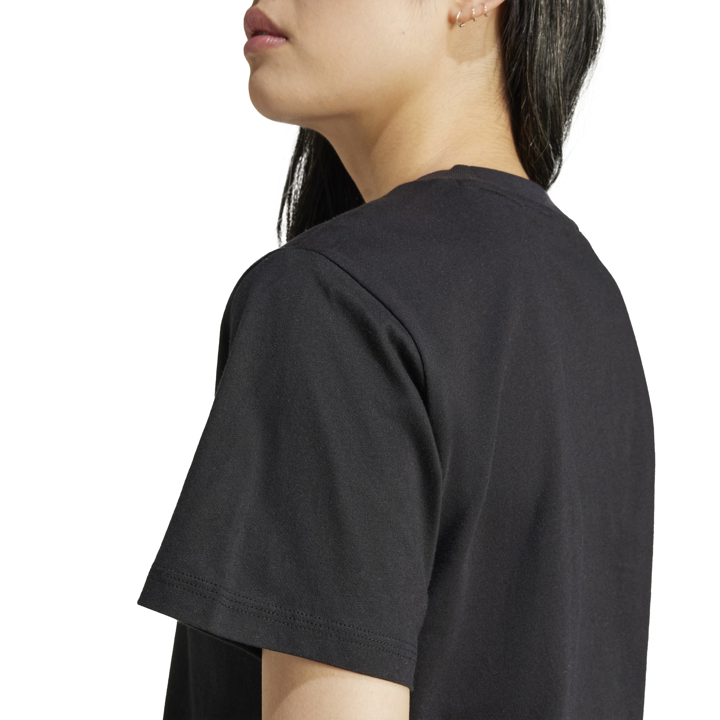 adidas Essentials Small Logo Cotton Womens Tee