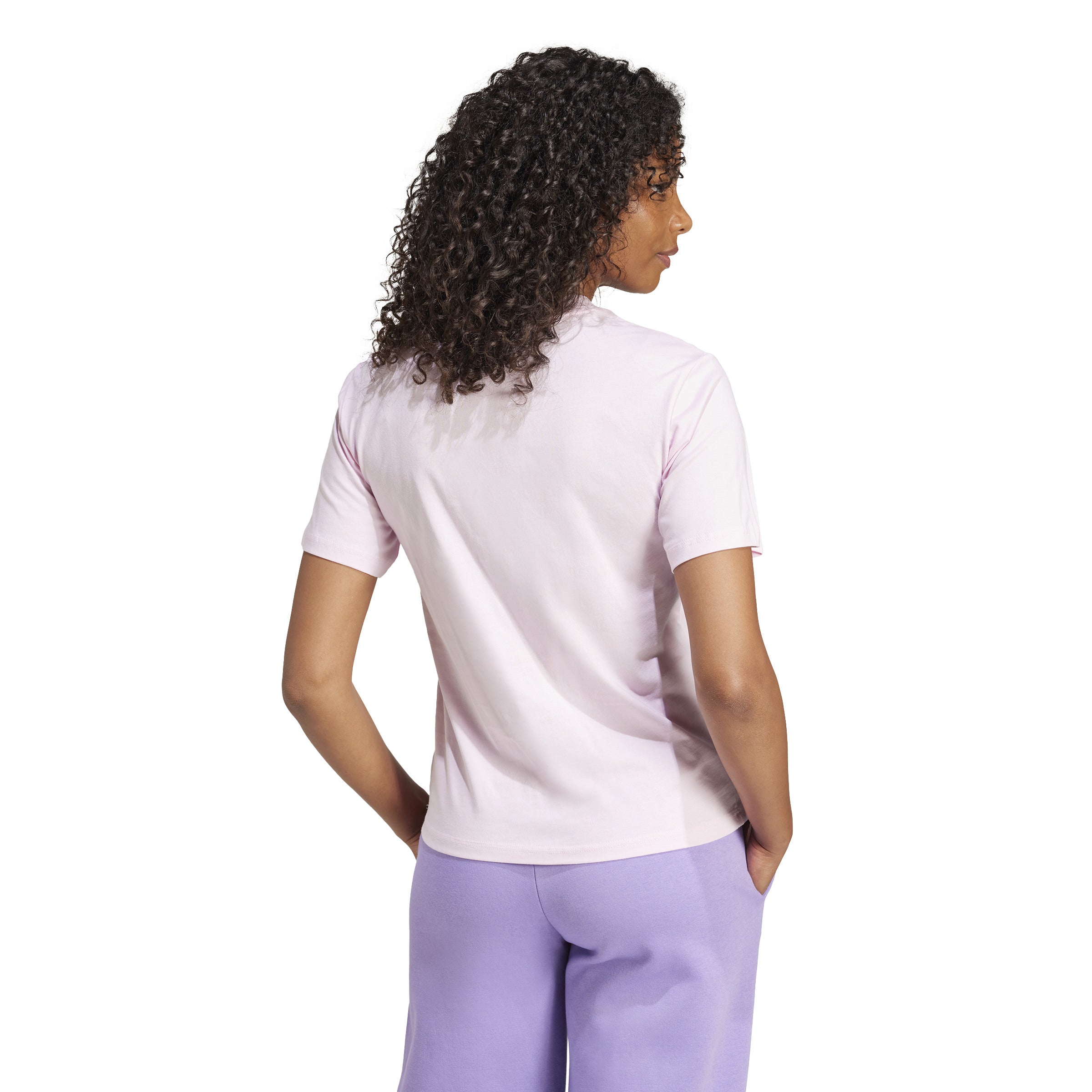 adidas Essentials Small Logo Cotton Womens Tee