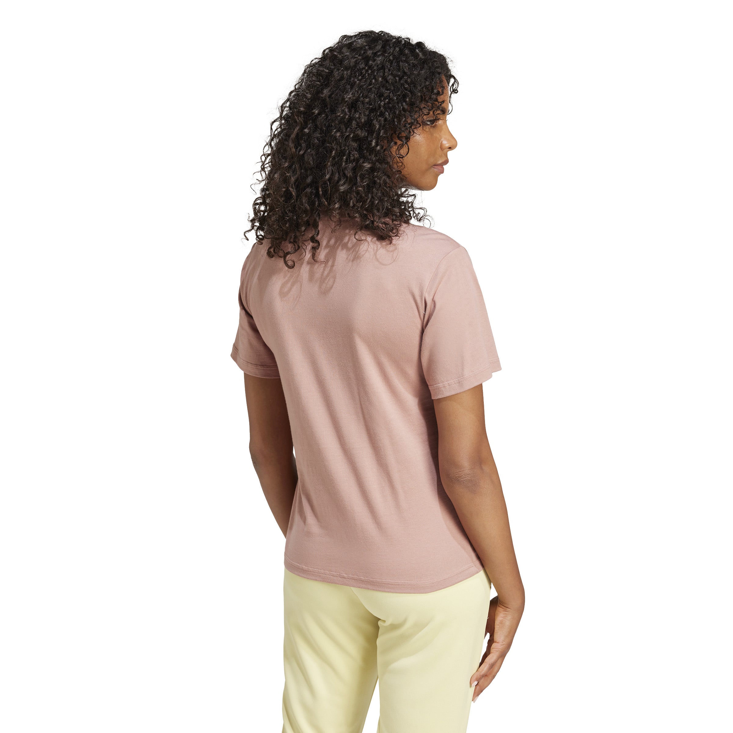 adidas Essentials Small Logo Cotton Womens Tee