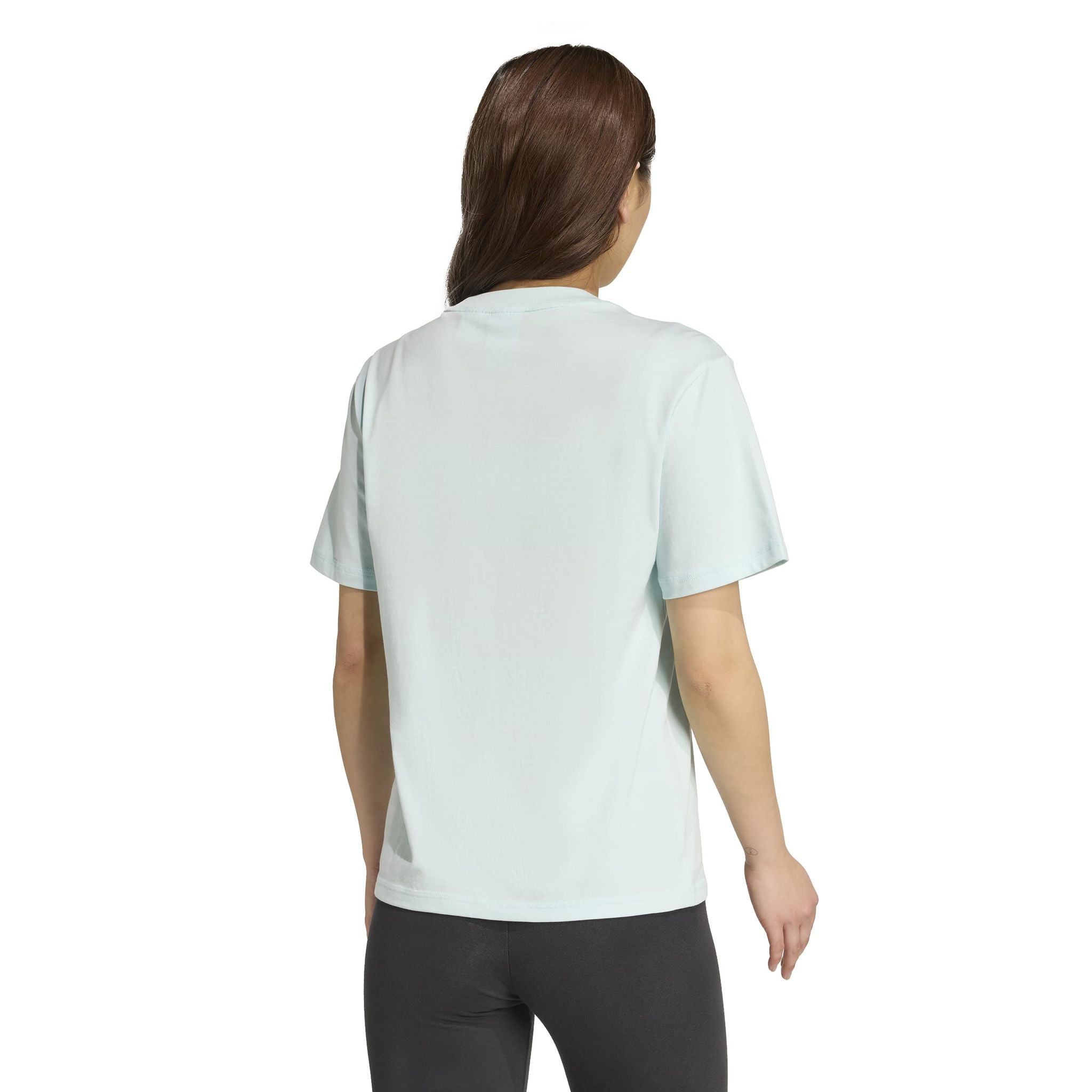 adidas Essentials Small Logo Cotton Womens Tee