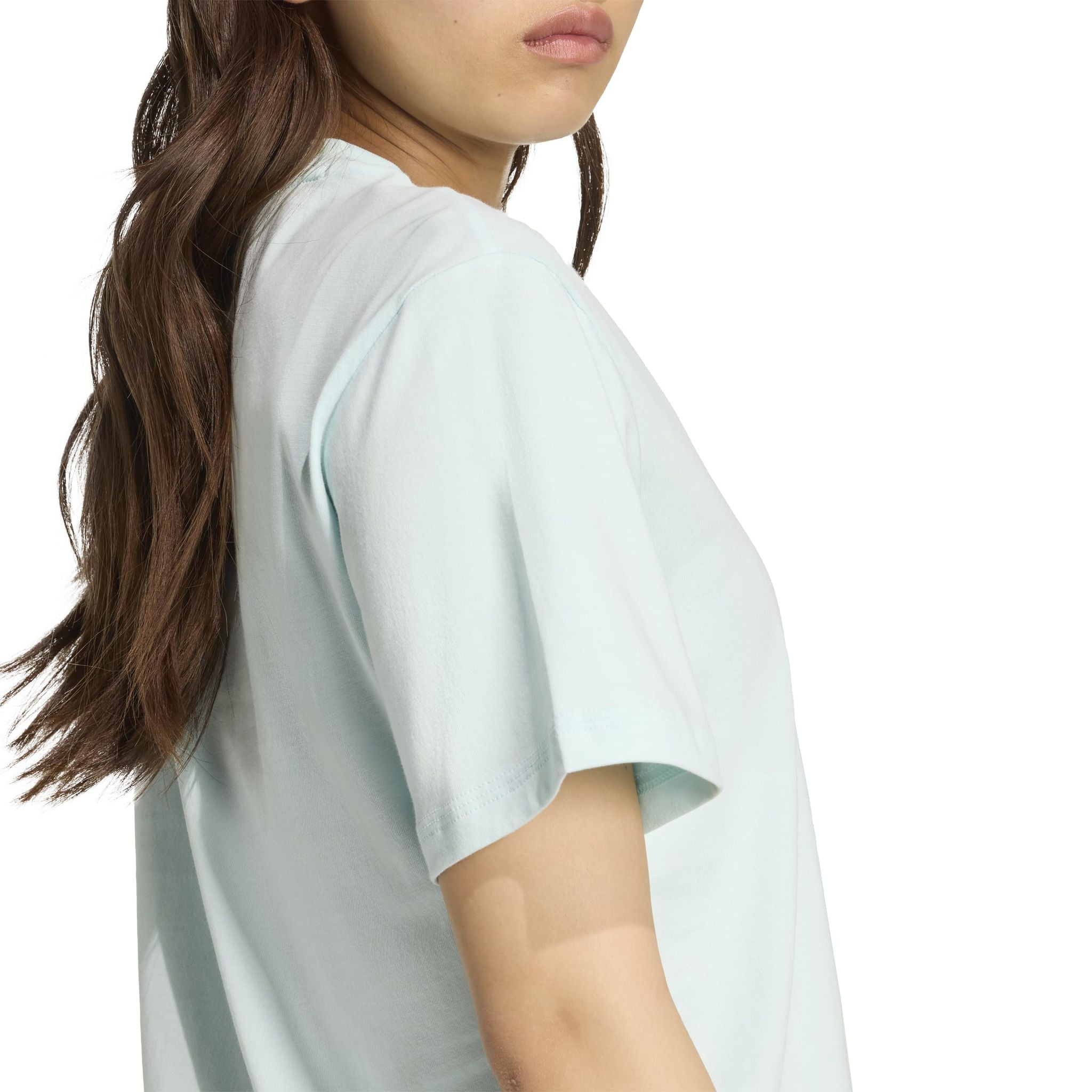 adidas Essentials Small Logo Cotton Womens Tee