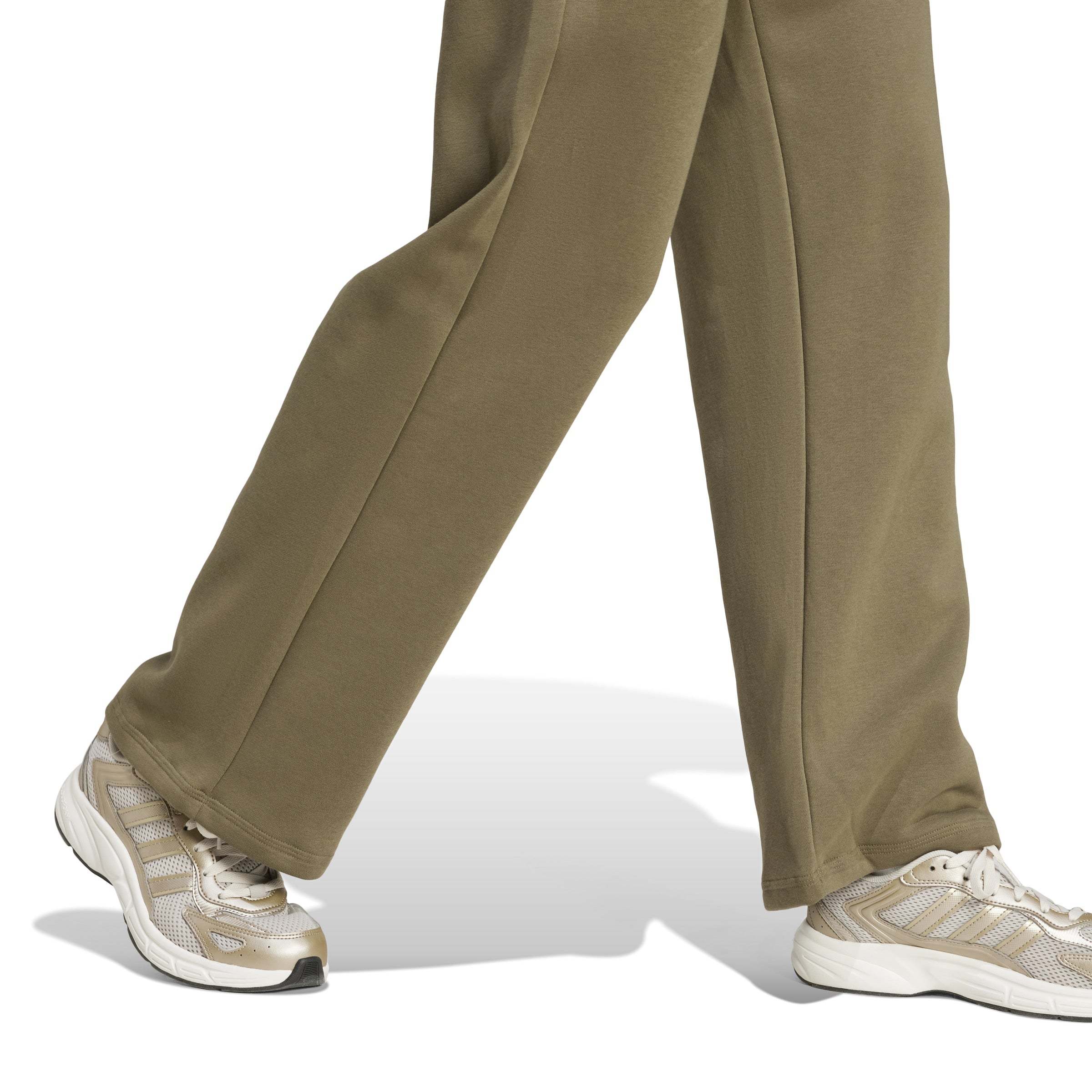 adidas Essentials Small Logo Feel Cozy Open-Hem Womens Joggers