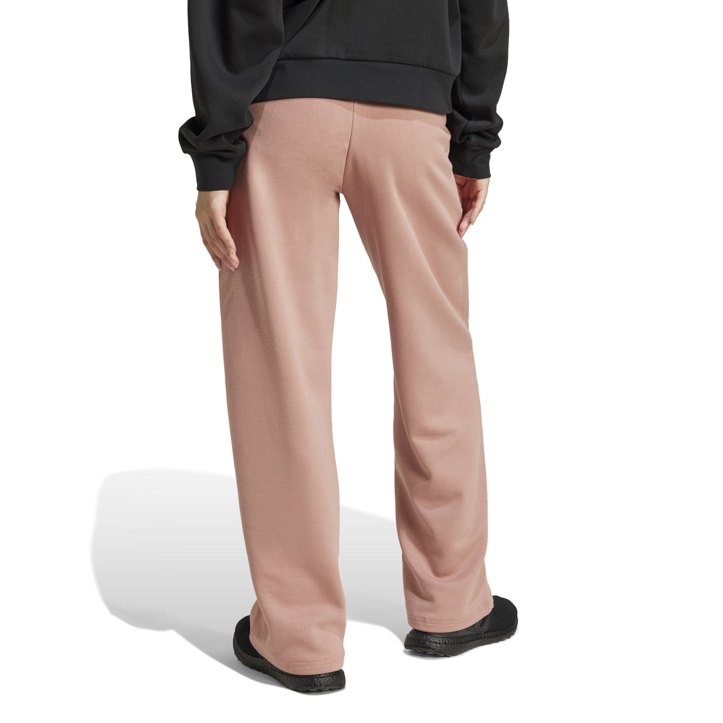 adidas Essentials Small Logo Feel Cozy Open-Hem Womens Joggers